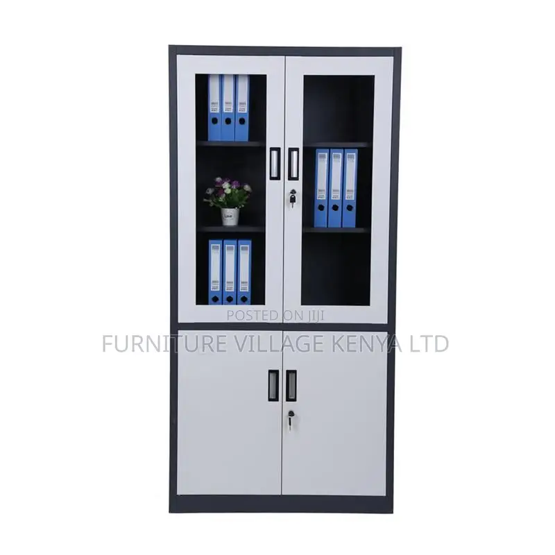 Office Storage Cabinet; Two Door Metallic Cupboard