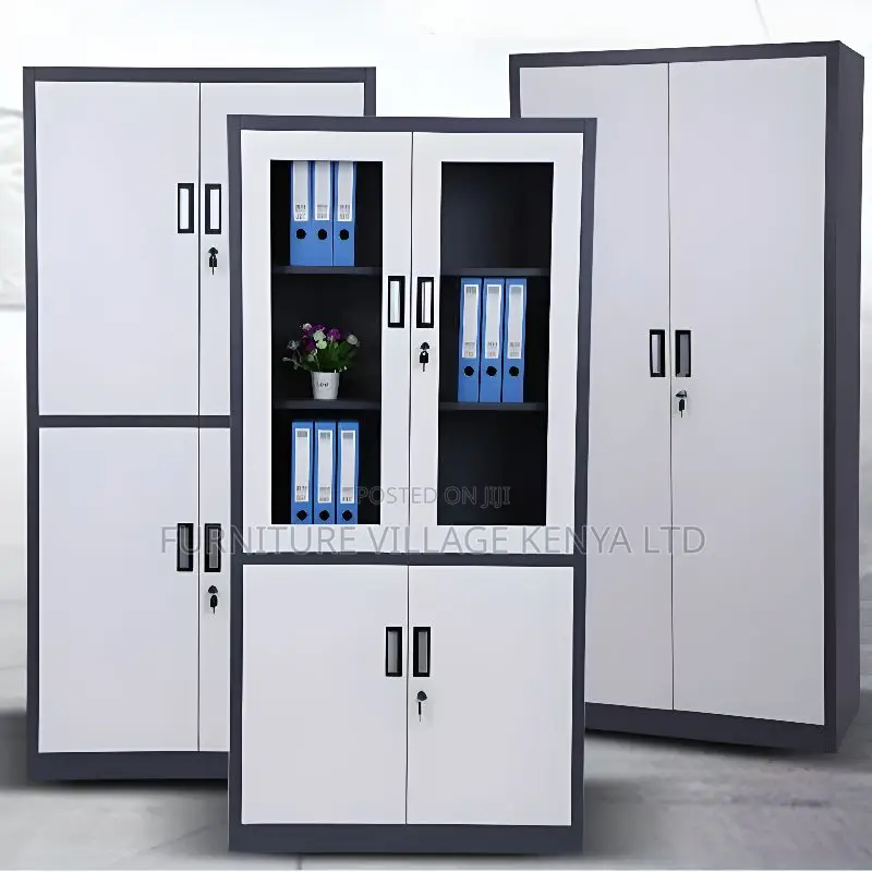 Office Storage Cabinet; Two Door Metallic Cupboard