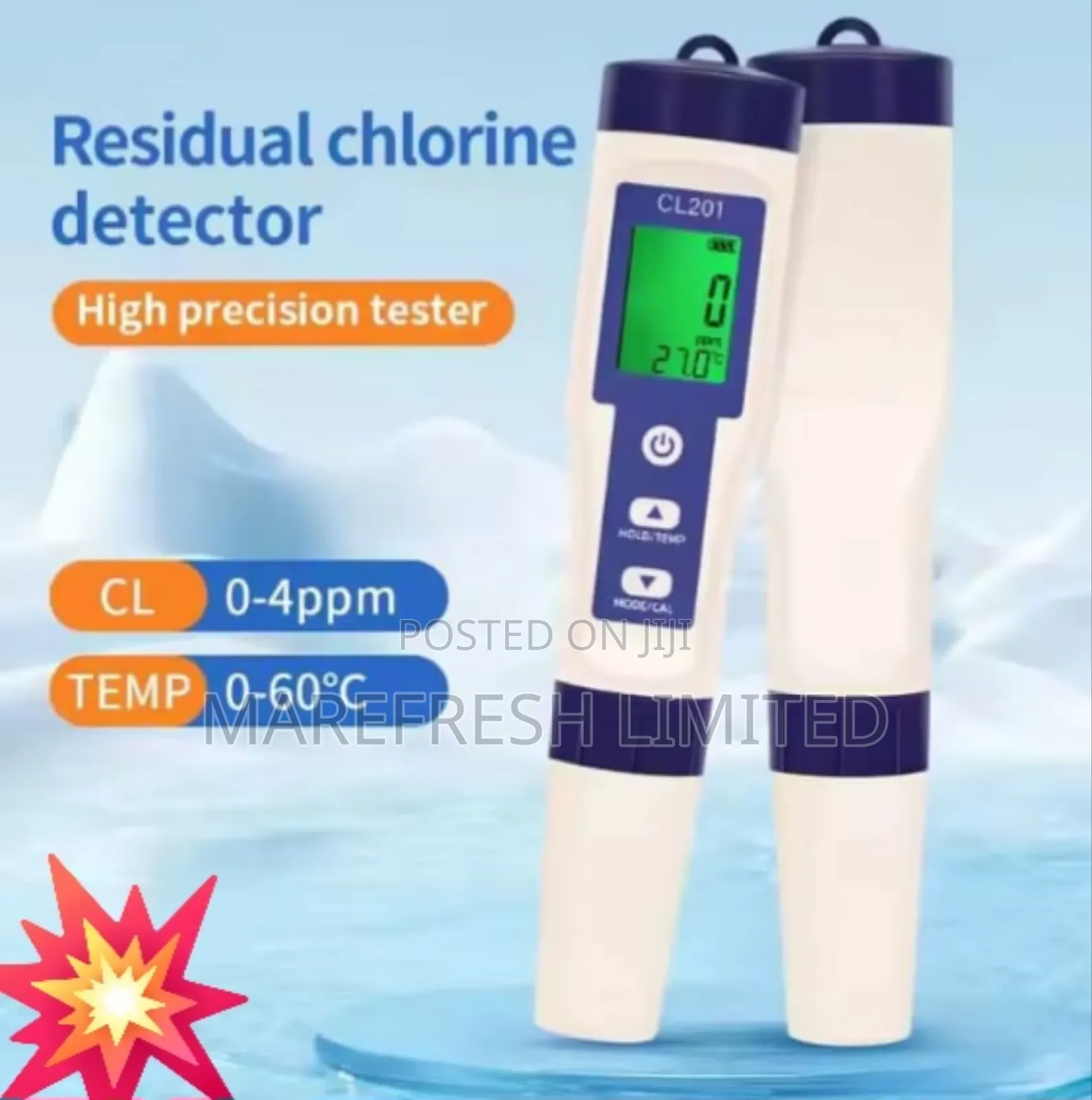 Digital Chlorine Tester 2 in 1