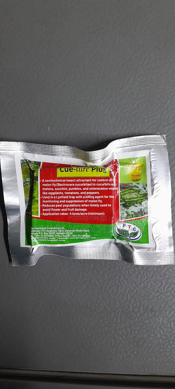 Cue-lure Plug Block Melon Fly Trap