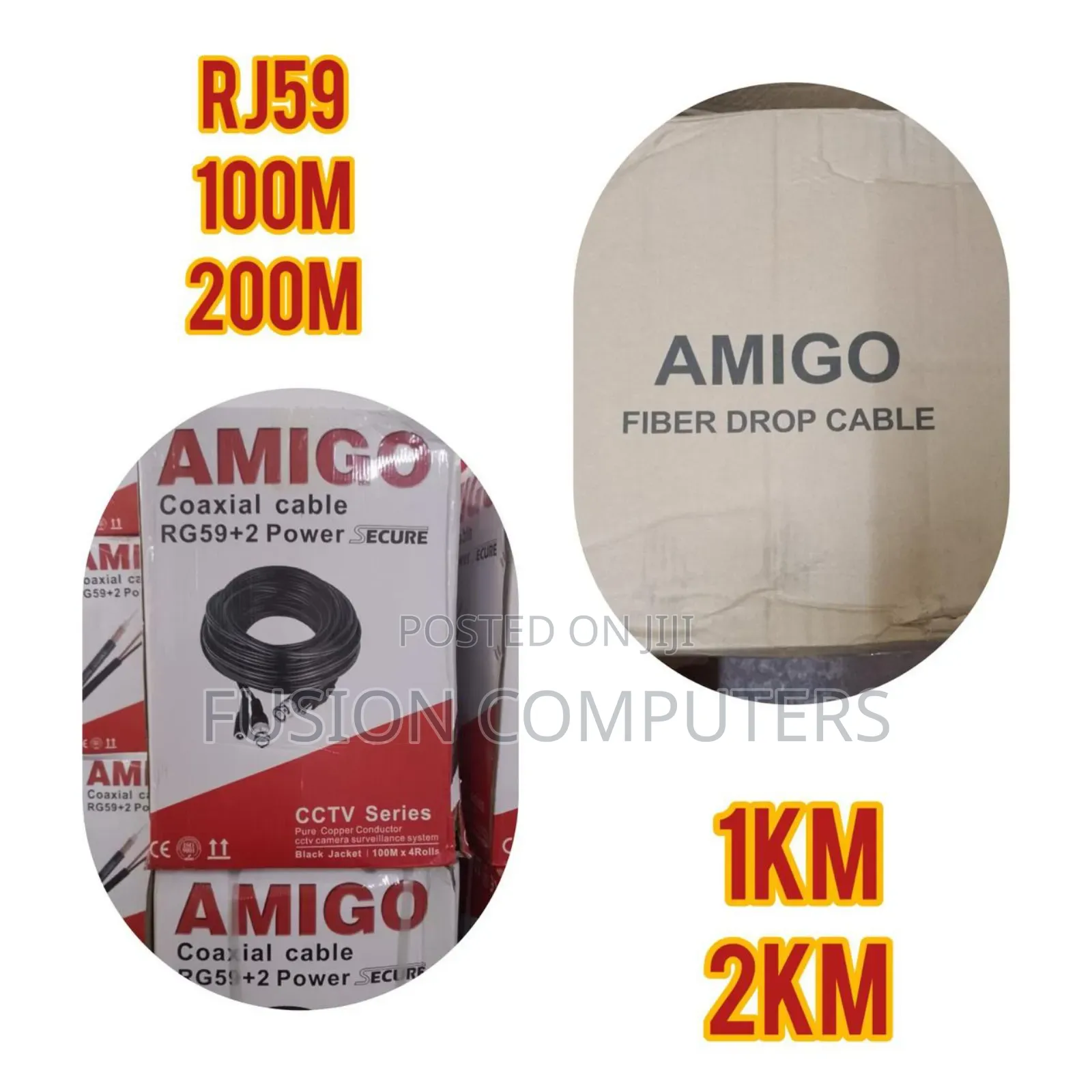 Cable Rg59 Amigo 200m