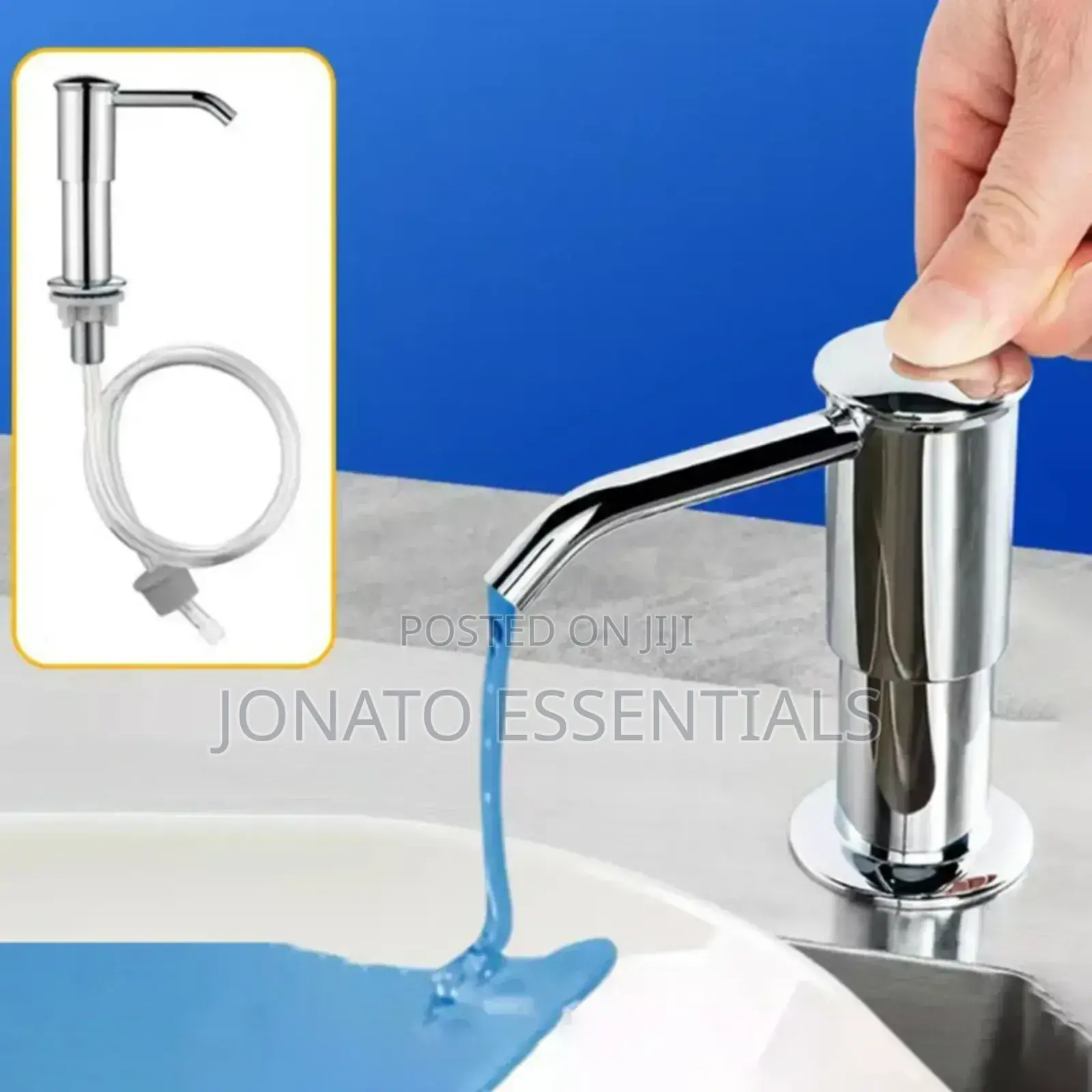 Kitchen Sink Liquid Soap Dispenser With 100cm Pipe