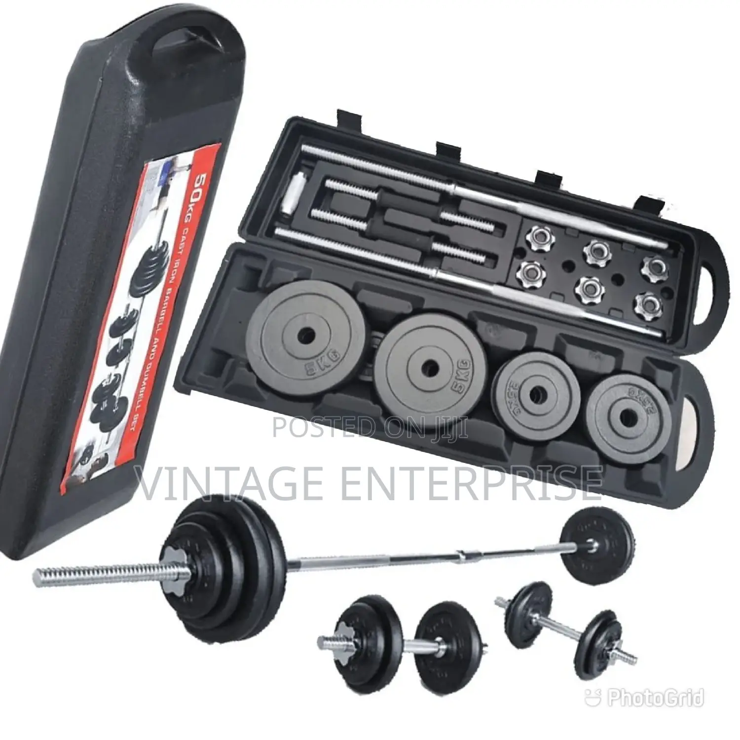 50kg /York Barbell and Dumbell Set
