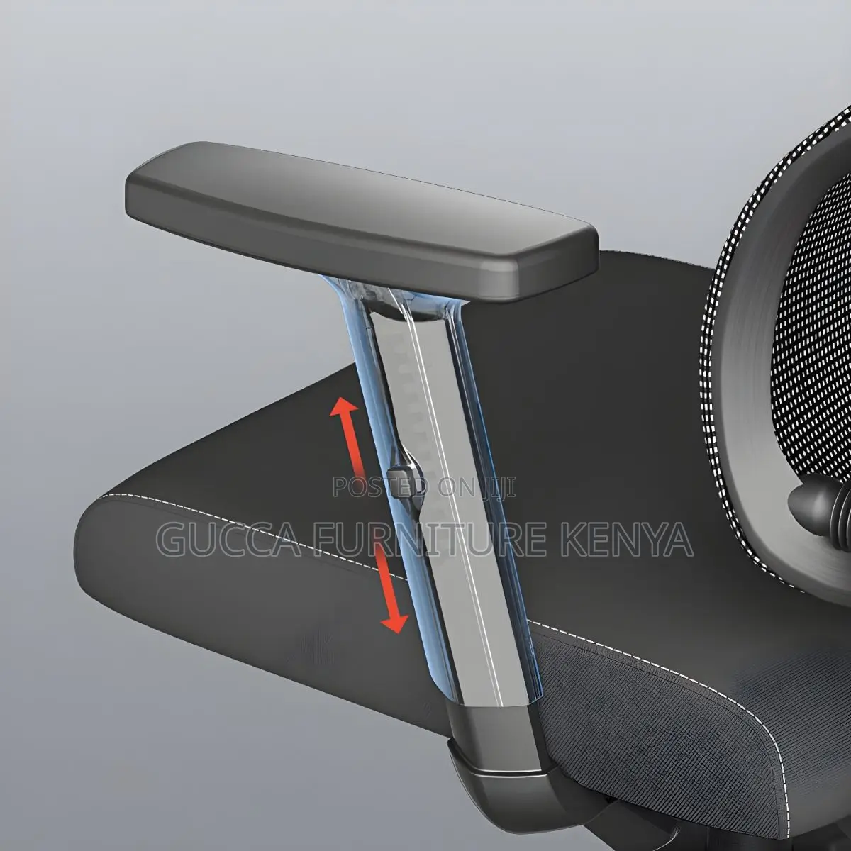 Office Chairs: Adjustable Armrest Desk Chair With Headrest