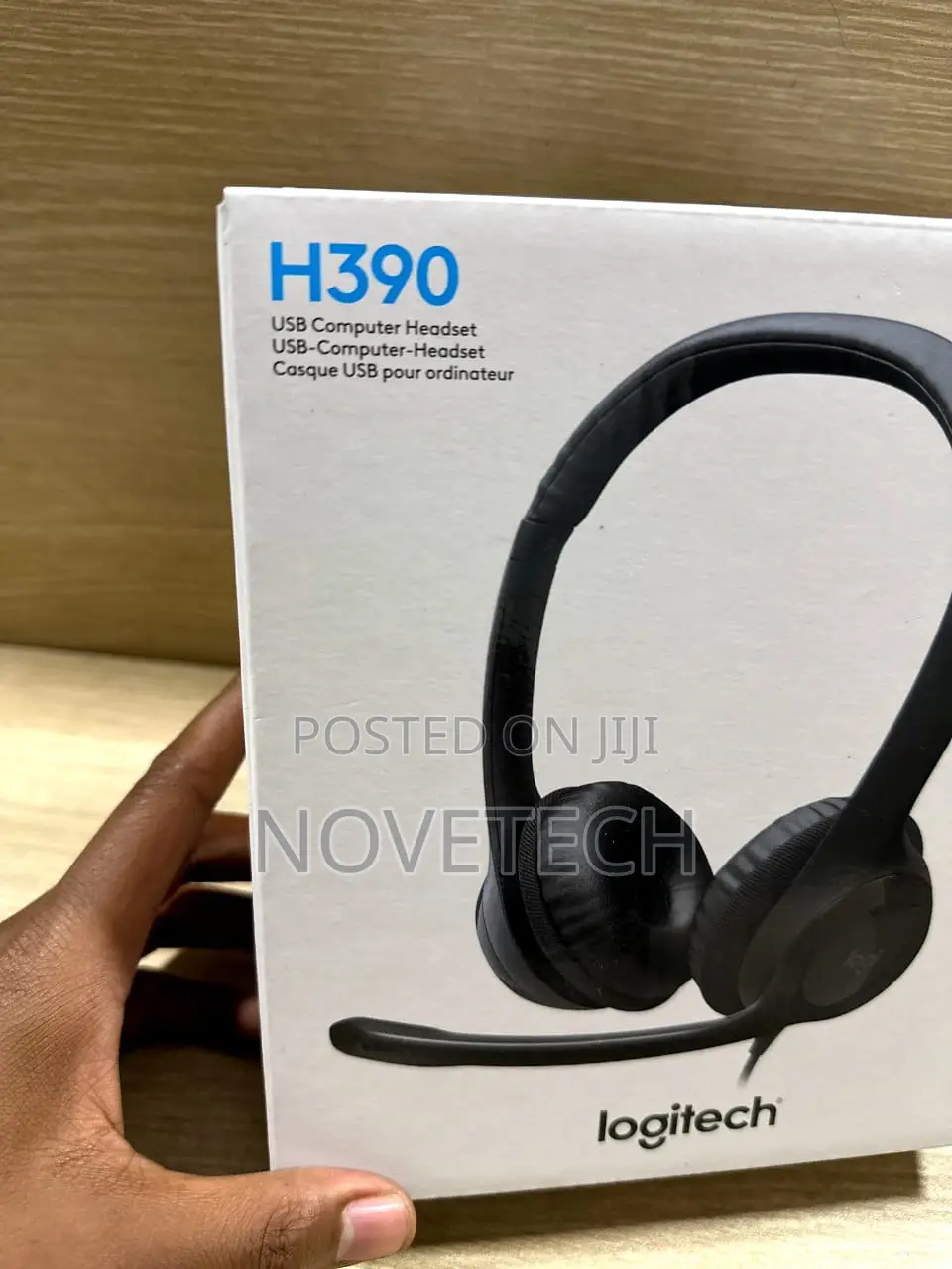 Logitech H390 Wired Headset Pc Laptop, Noise Cancelling Mic