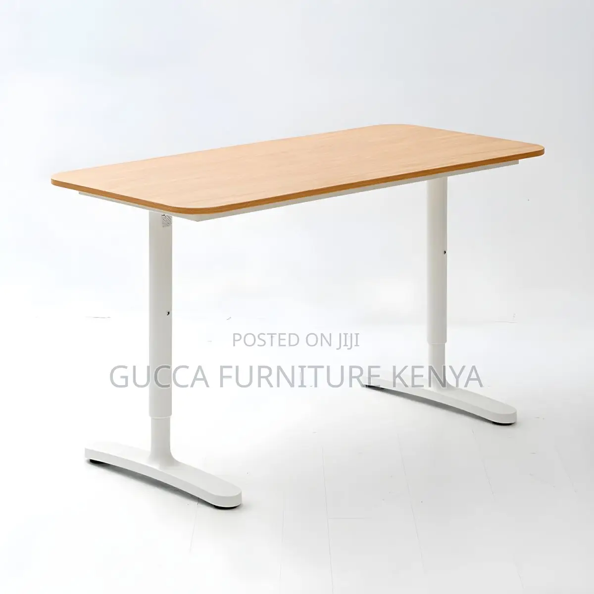 Office Tables:140cm Adjustable Height Desk for Home Office