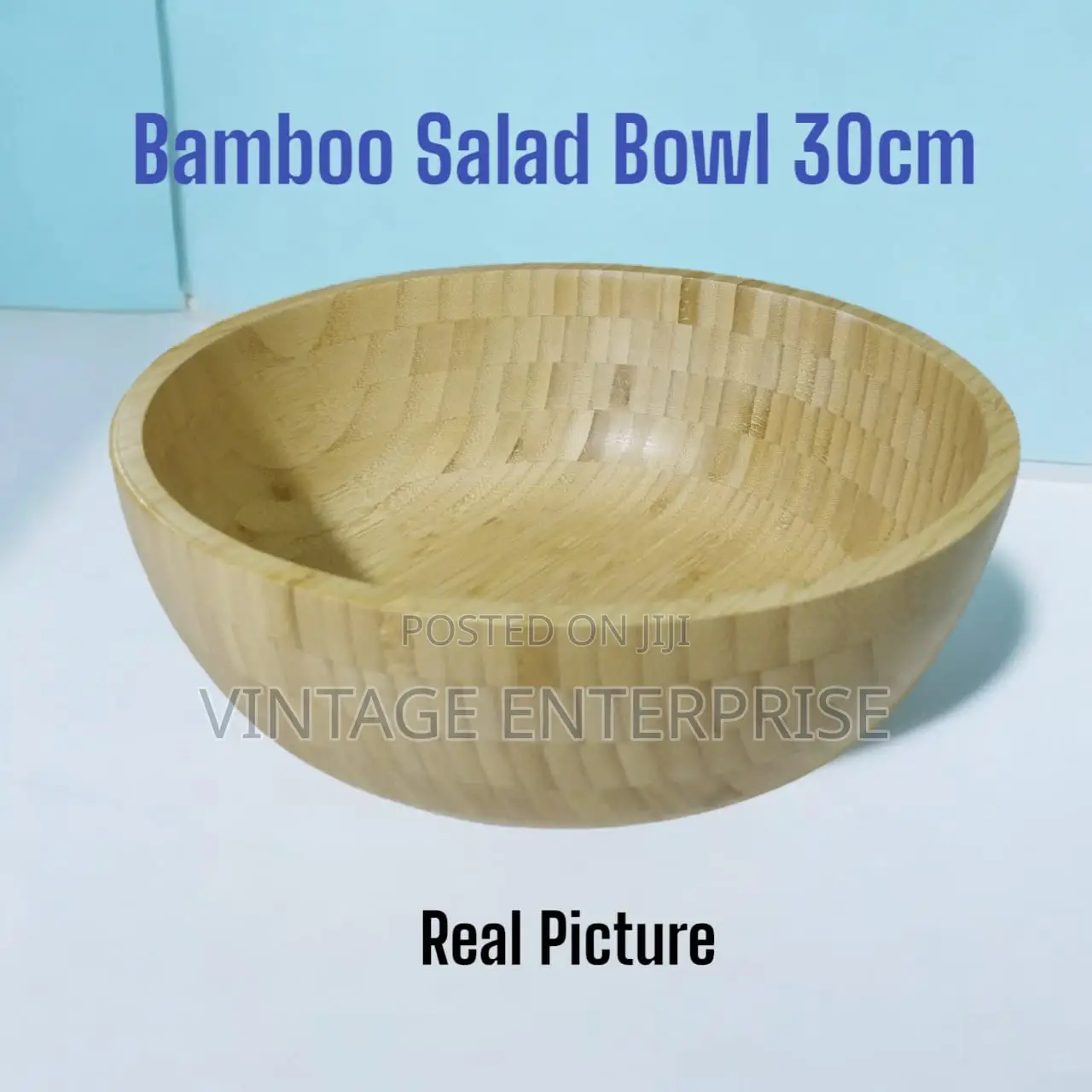 Bamboo Salad Serving Bowl