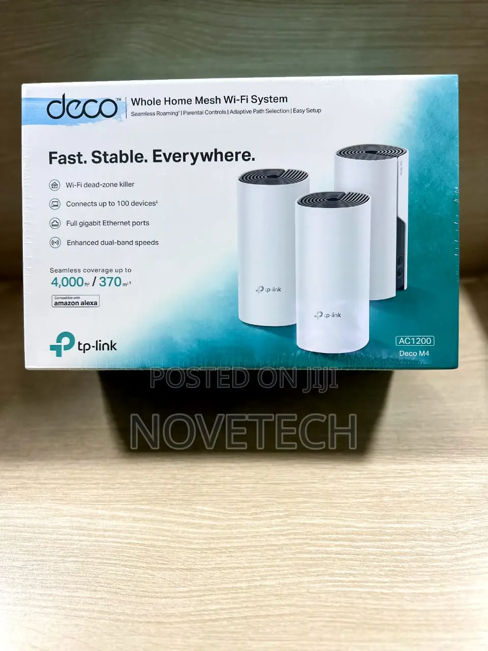 Tp-Link Deco Whole Home Mesh Wifi System (Deco M4 3-Pack)