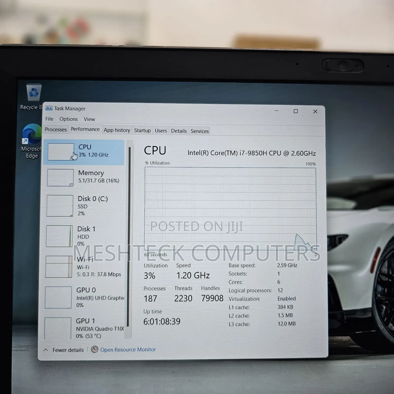 Laptop Dell Precision 7540 32GB Intel Core I7 SSD 256GB