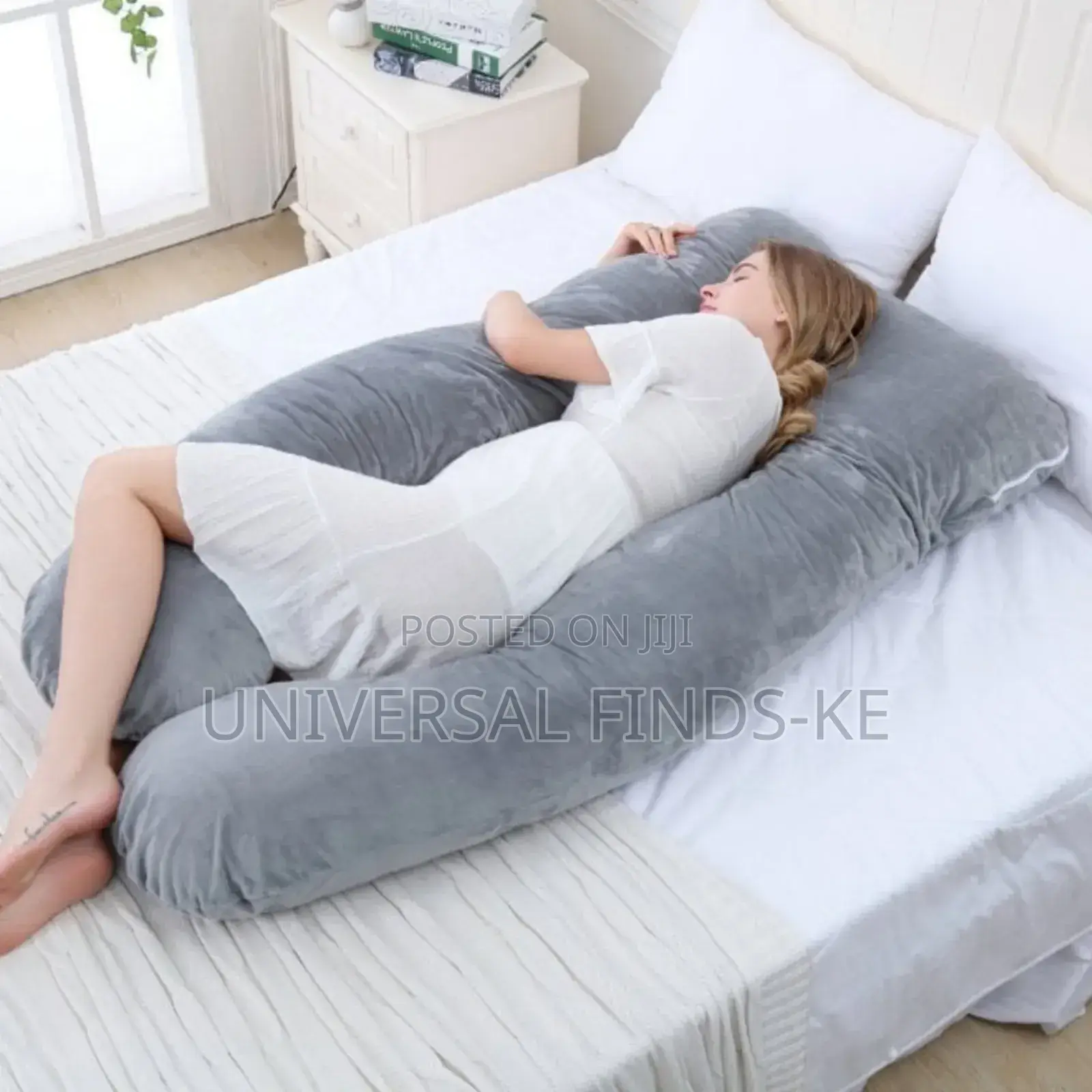Comfortable Maternity and Labour Cotton U-Shaped Pregnancy Pillow
