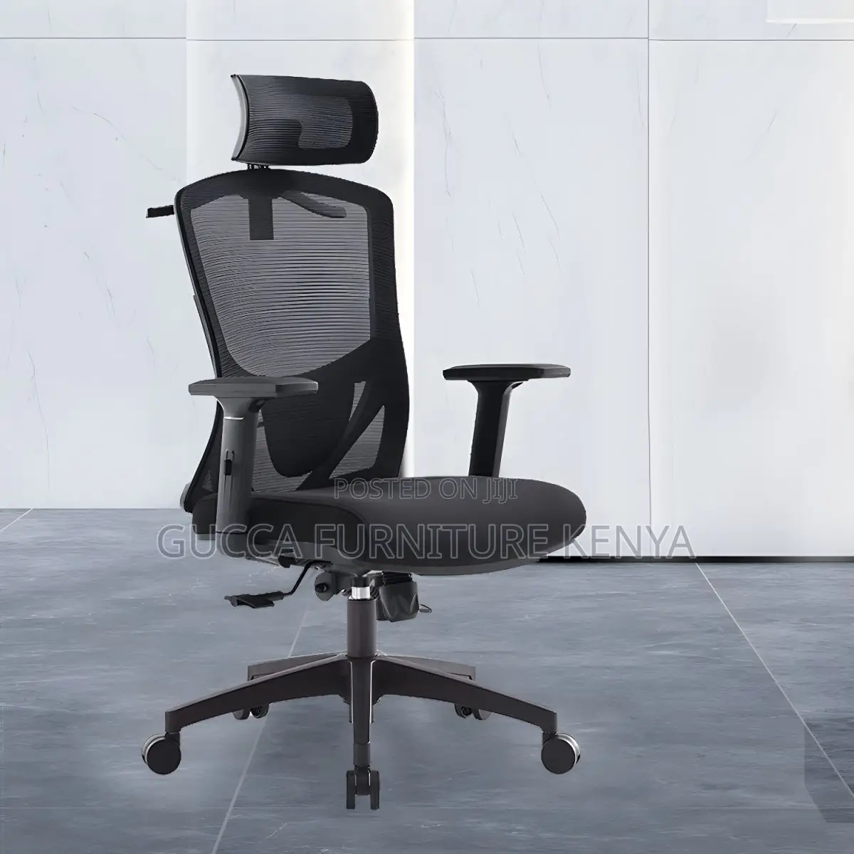 Office Chairs:Rotatable Black Mesh Desk Chair With Wheels