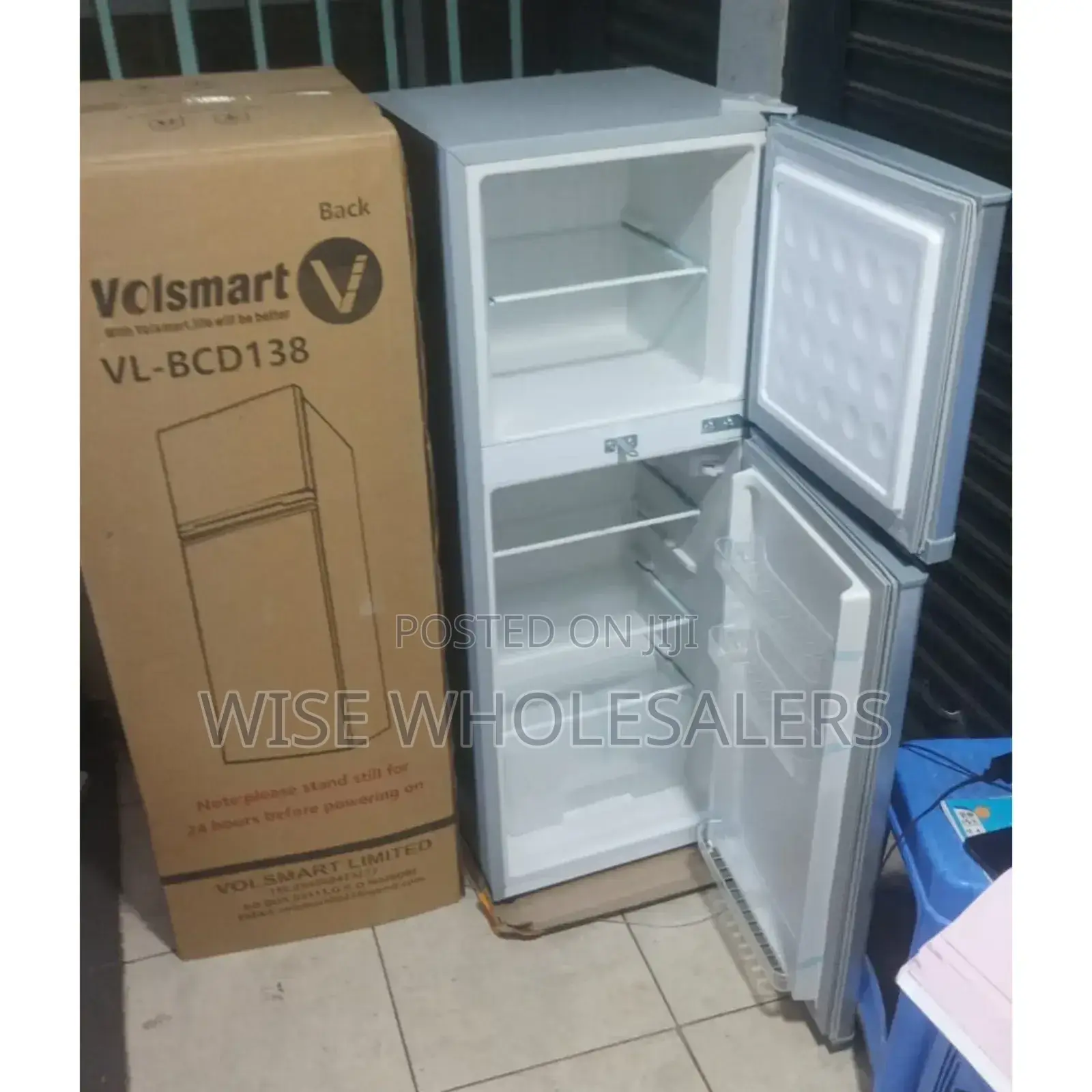 Volsmart 138 Liters Double Door Fridge Available