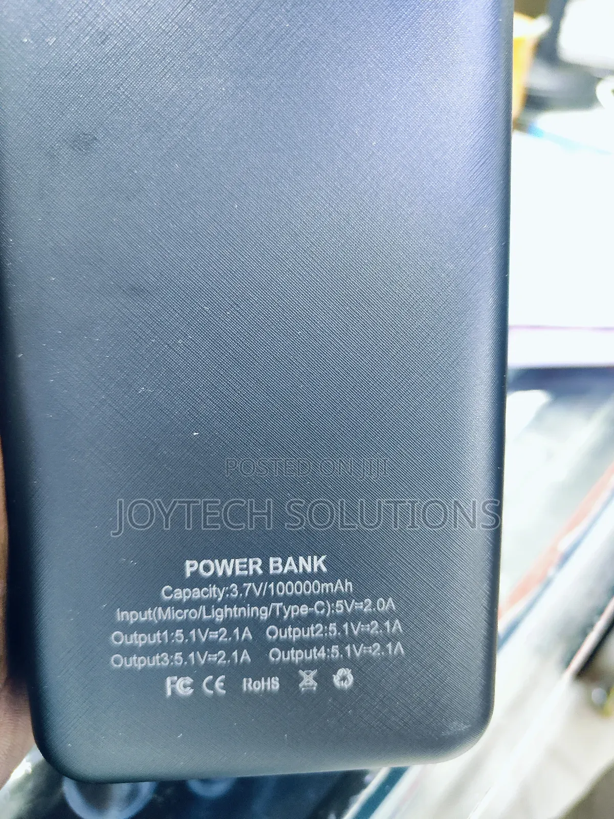 Power Bank, 100,000 Mah Powerbank