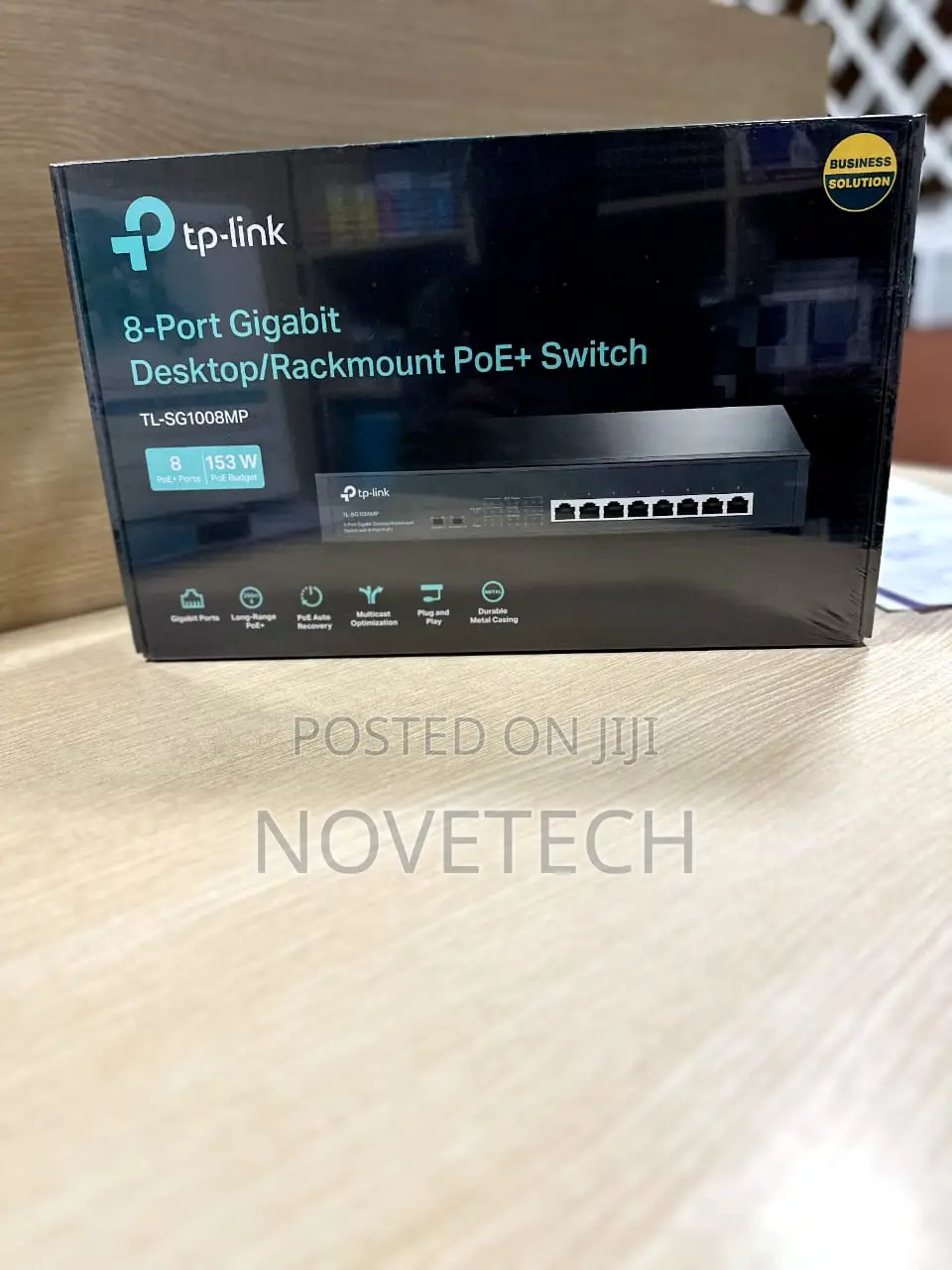 Tp-Link 8-Port Gigabit Switch 8-Port Poe+ - Tl-Sg1008mp