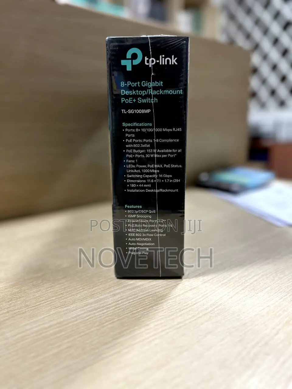 Tp-Link 8-Port Gigabit Switch 8-Port Poe+ - Tl-Sg1008mp