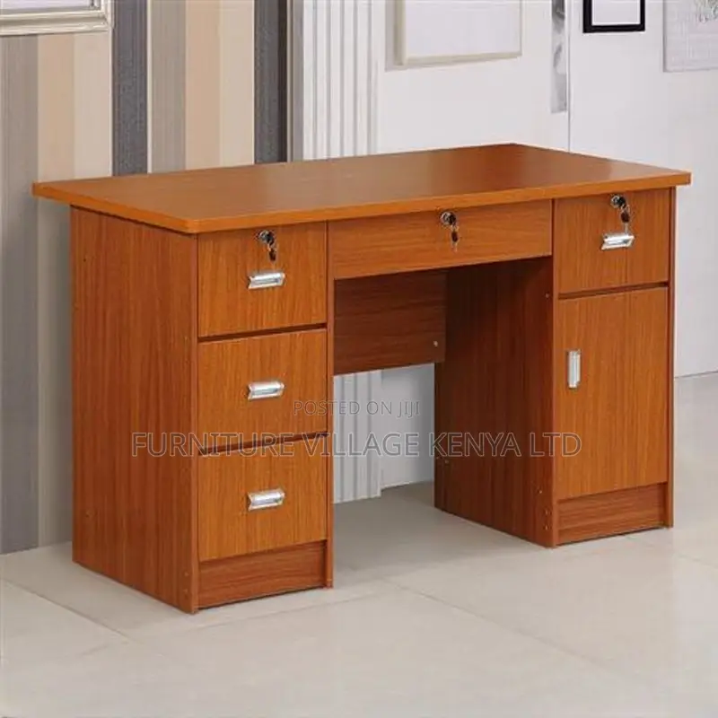 Office Desks; 1400mm Executive Office Table With Drawers