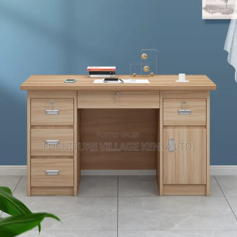 Office Desks; 1400mm Executive Office Table With Drawers