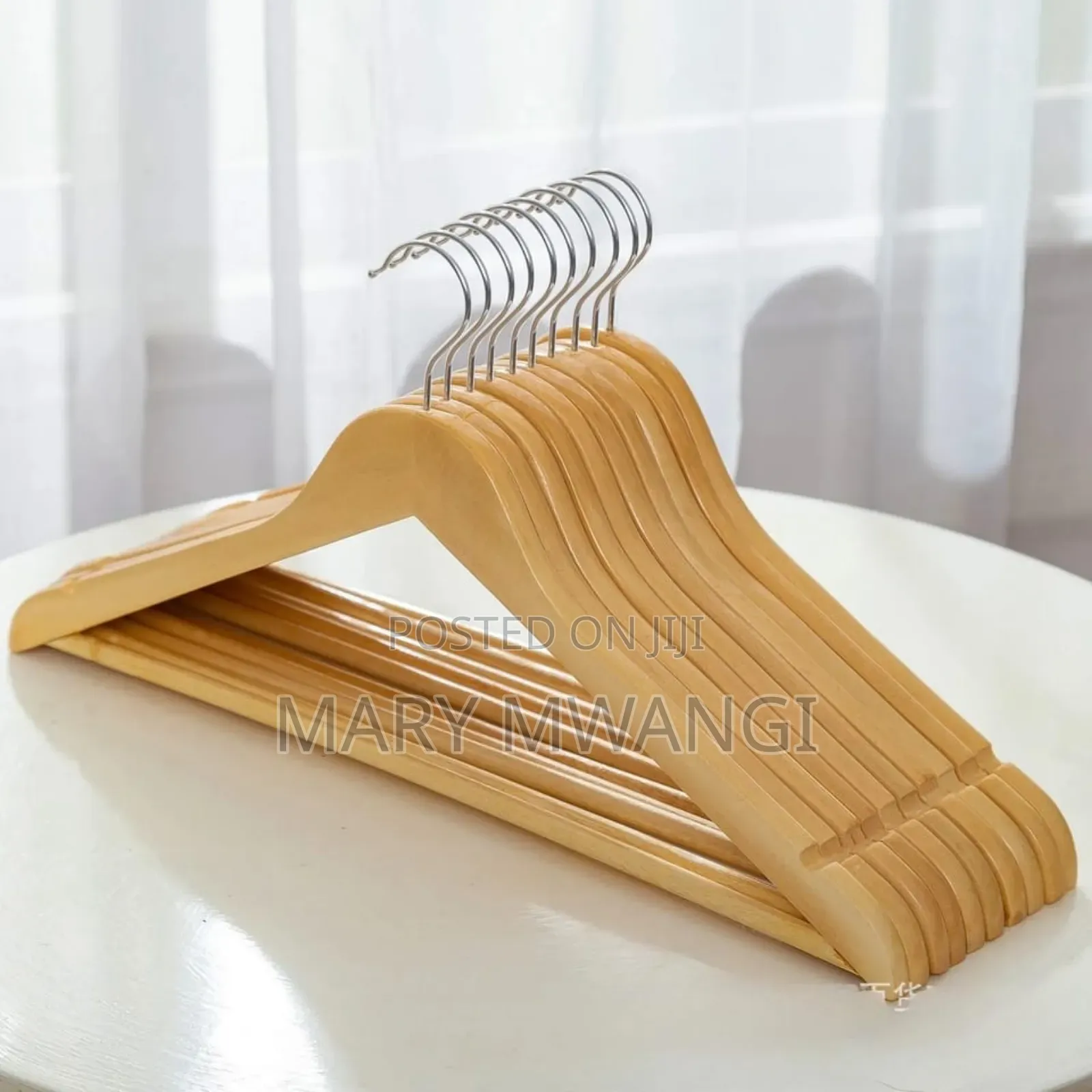 10pcs Wooden Clothes Hanger
