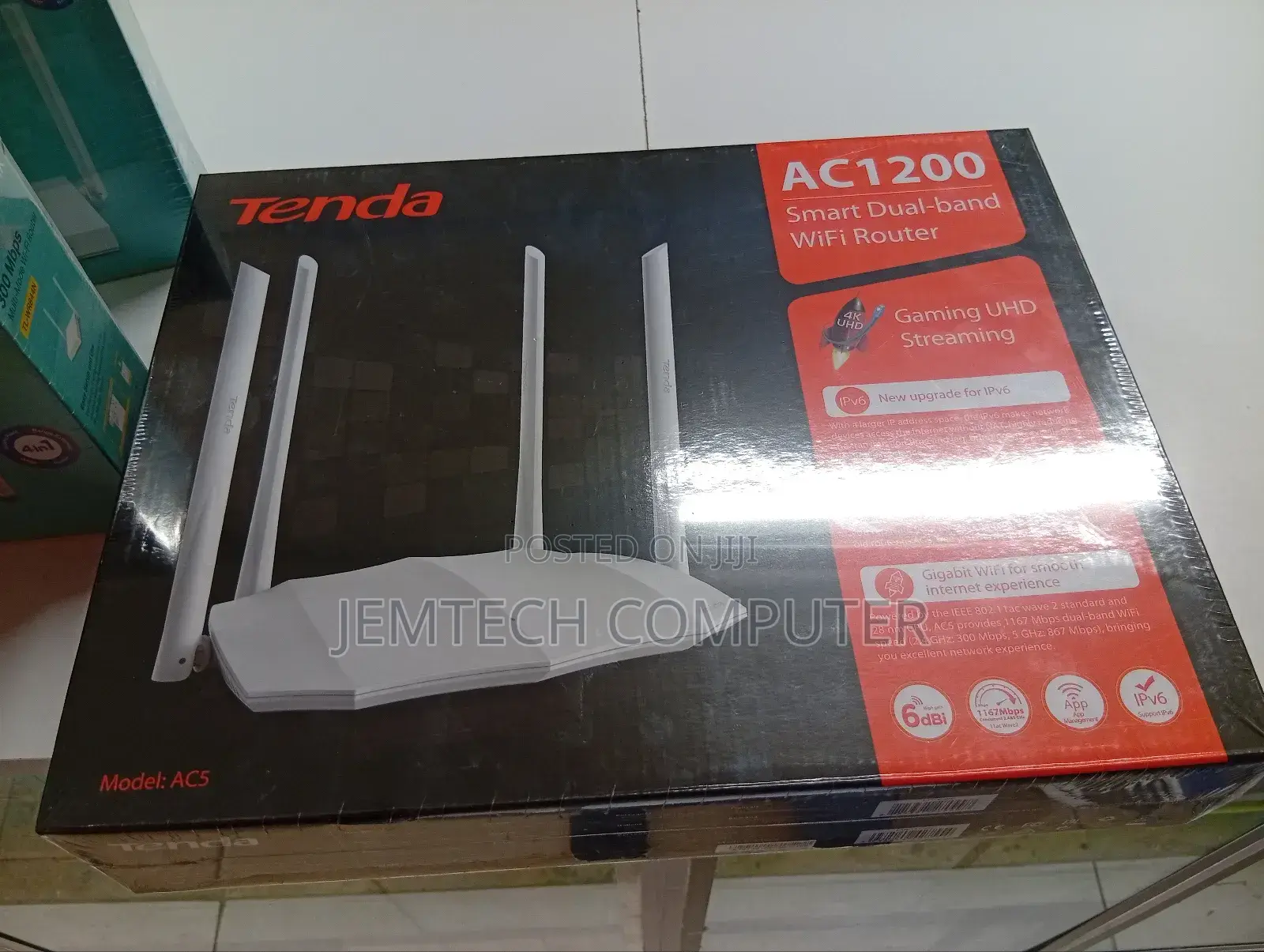 Tenda Ac5 V3.0 Ac1200 Dual Band Wifi Router