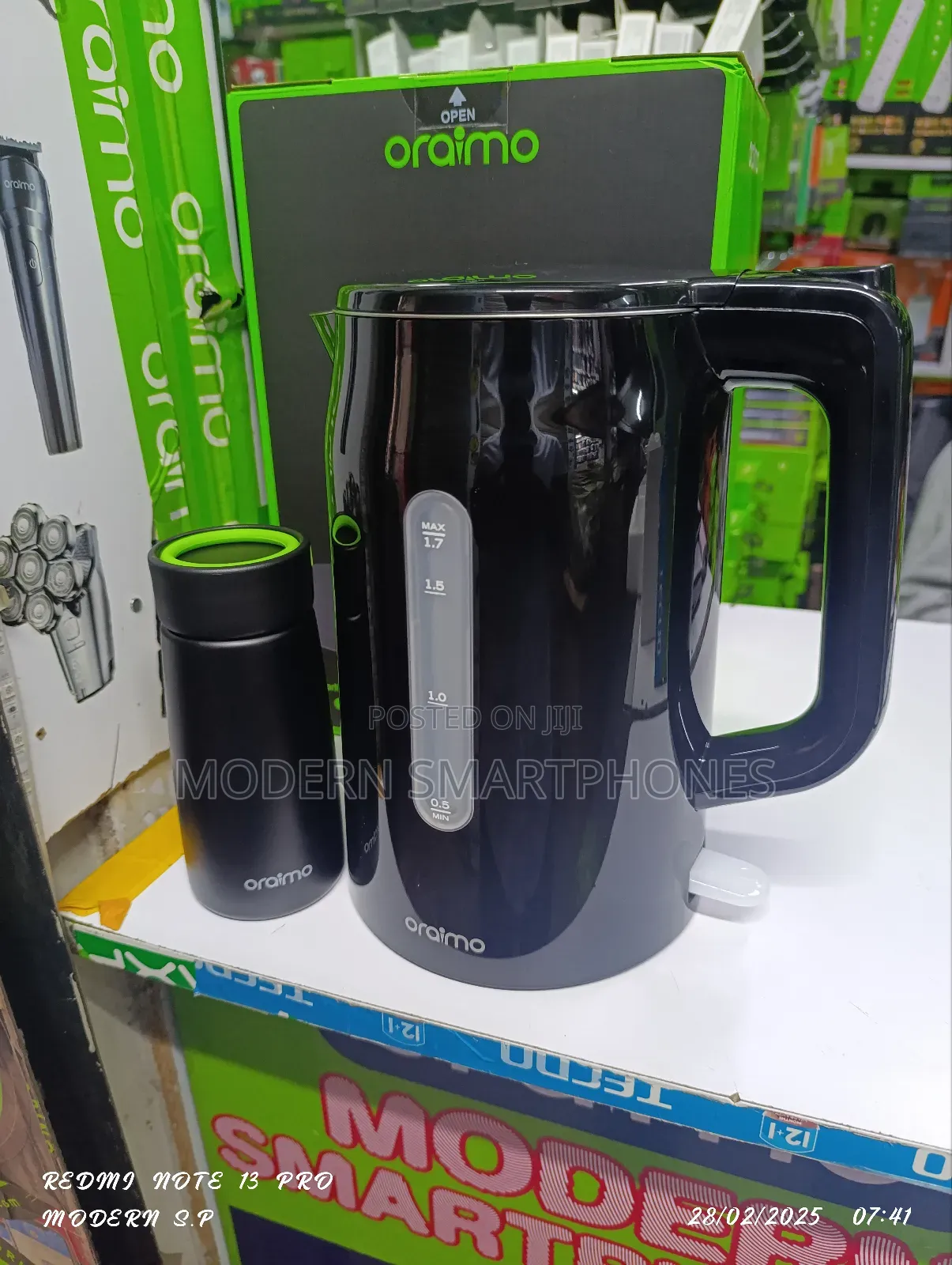 Oraimo Smartkettle Byte 304 Stainless Steel Electric Kettle