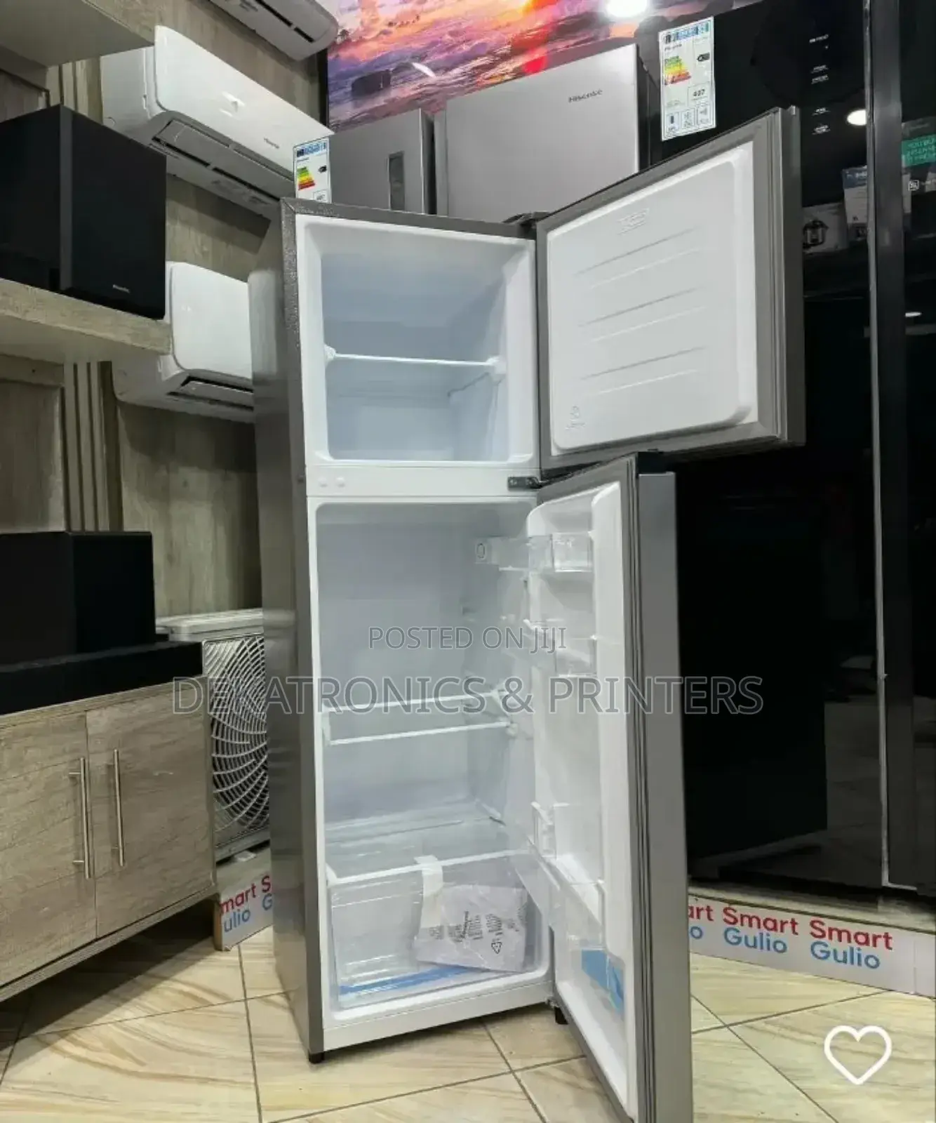 Hisense 203 Liters Frost Free Double Door Refrigerator (Ref203dr)