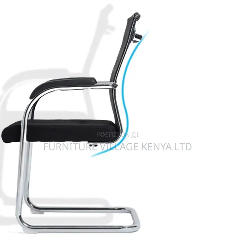 Ergonomic Midnight Black Mesh Office Desk Chair