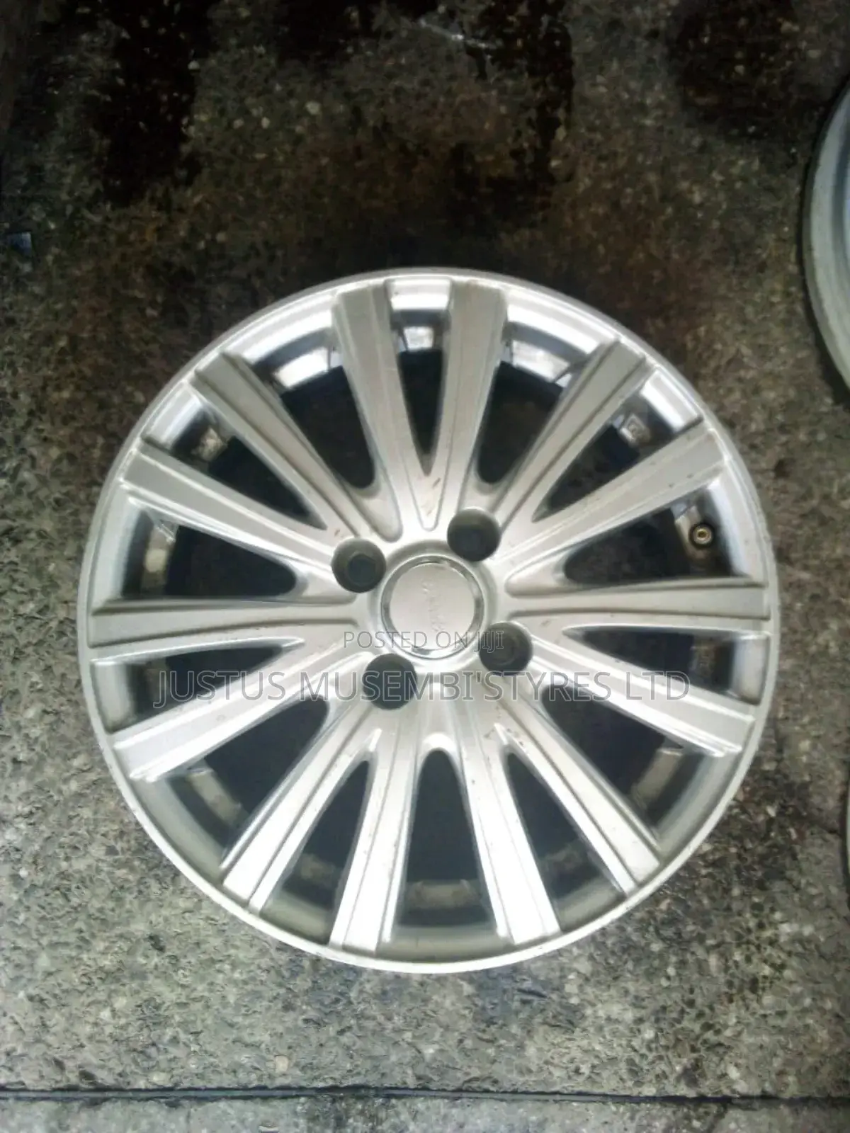 Axio Silver Sports Rims Size 15 Set