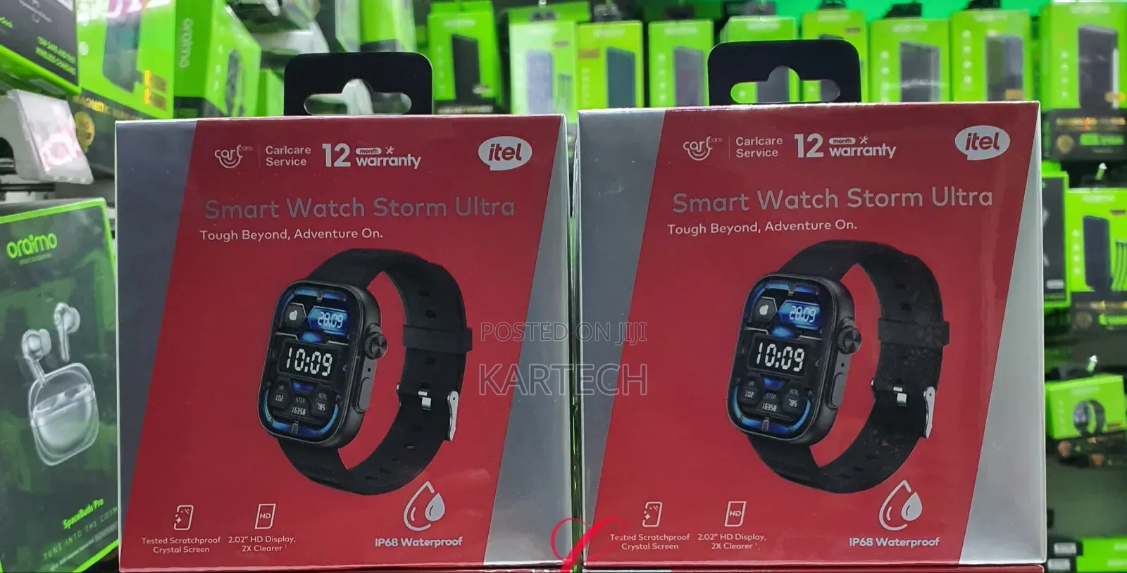 Itel Storm Ultra Isw-023 2.02" Scratch Proof Smart Watch