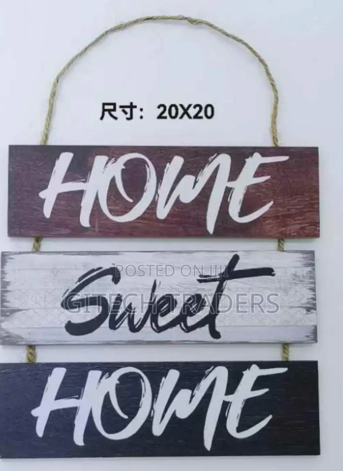 3 Layer Wooden Wall Hanging