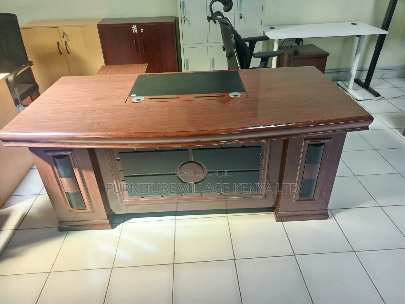 Office Desk : 1.6m Office Executive Desk With Drawers