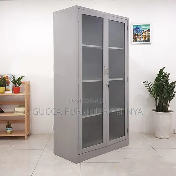 Cabinets: 2-Door Cabinet Clear View Office Cabinet