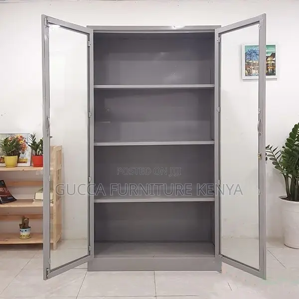 Cabinets: 2-Door Cabinet Clear View Office Cabinet