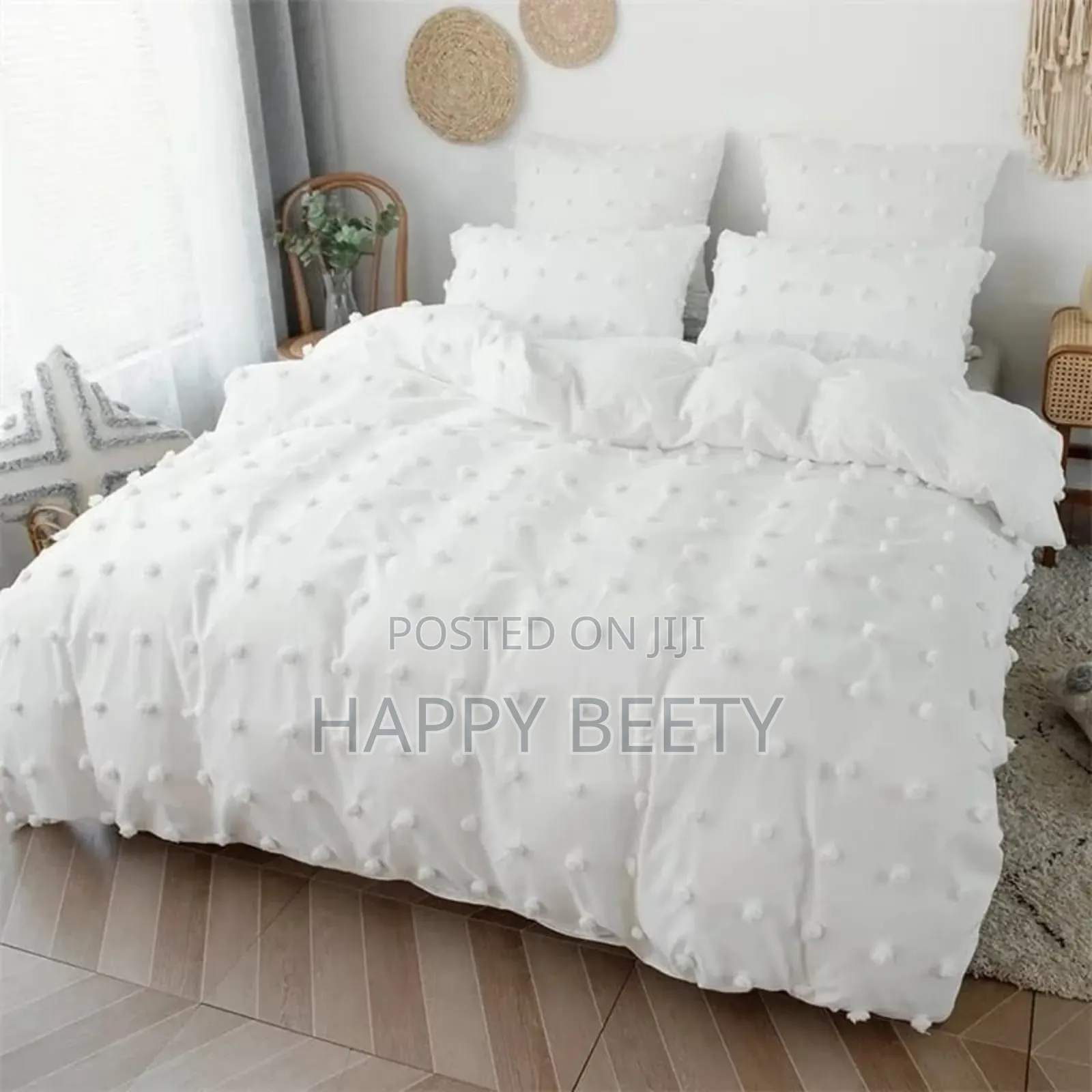 *3pcs Set White Duvet Cover*