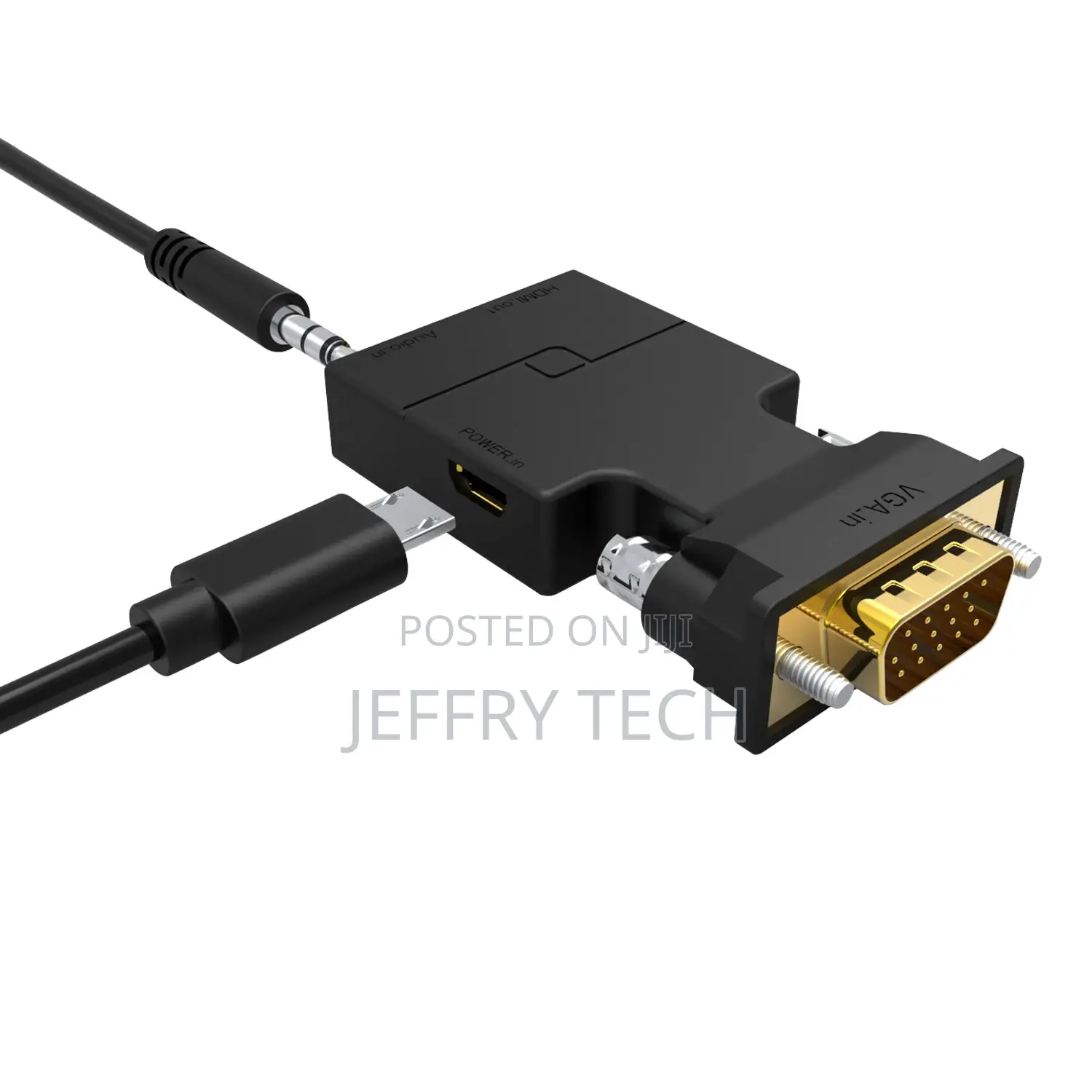 Vga/M to Hdmi/Af Adapter,Gold Plated Material: Abs Connector