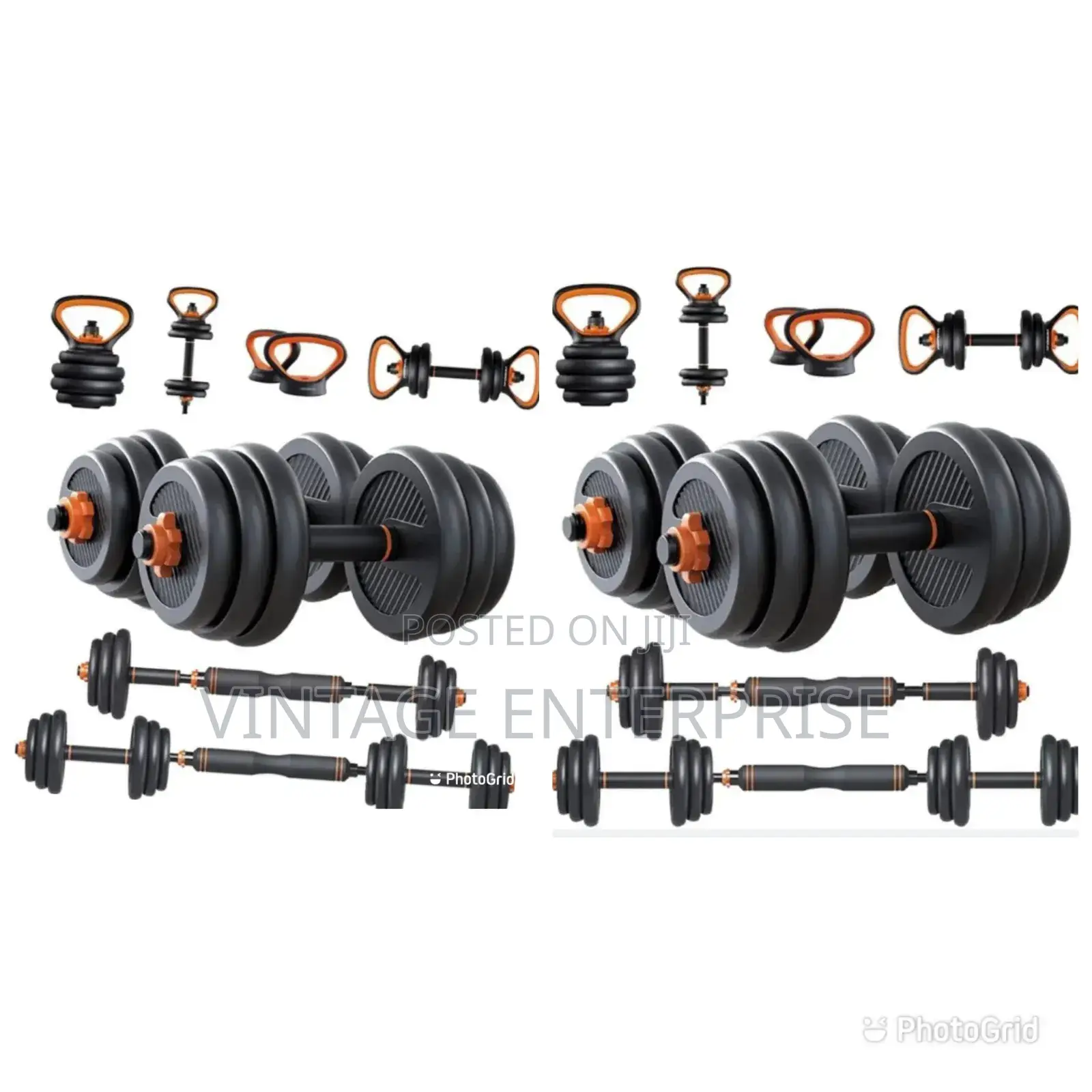 30kg 6in1 Dumbbell /Kettlebell
