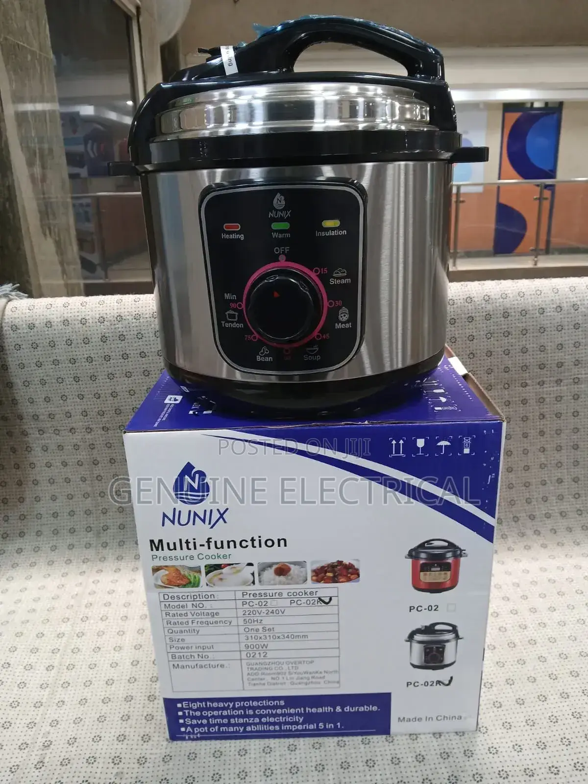 5litres Nunix Pressure Cooker
