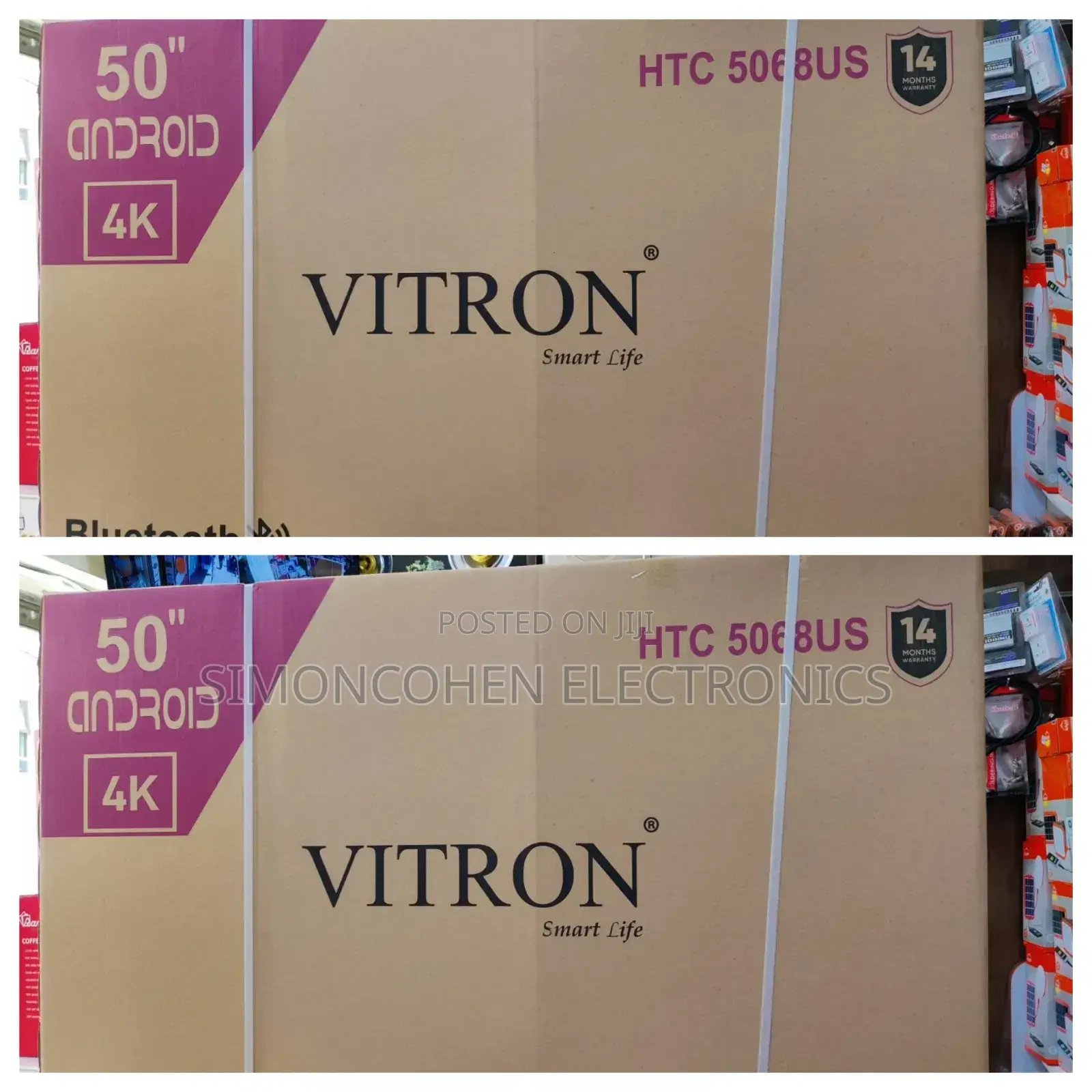 Vitron 50 Inches Smart Android Tv