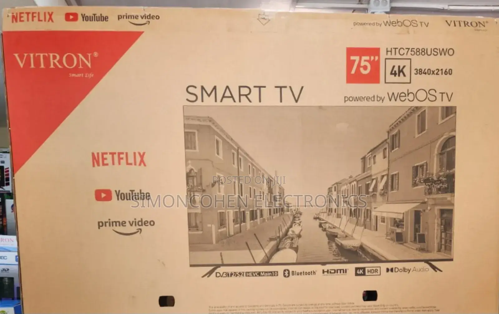 Vitron 75 Inches Smart Webos Tv