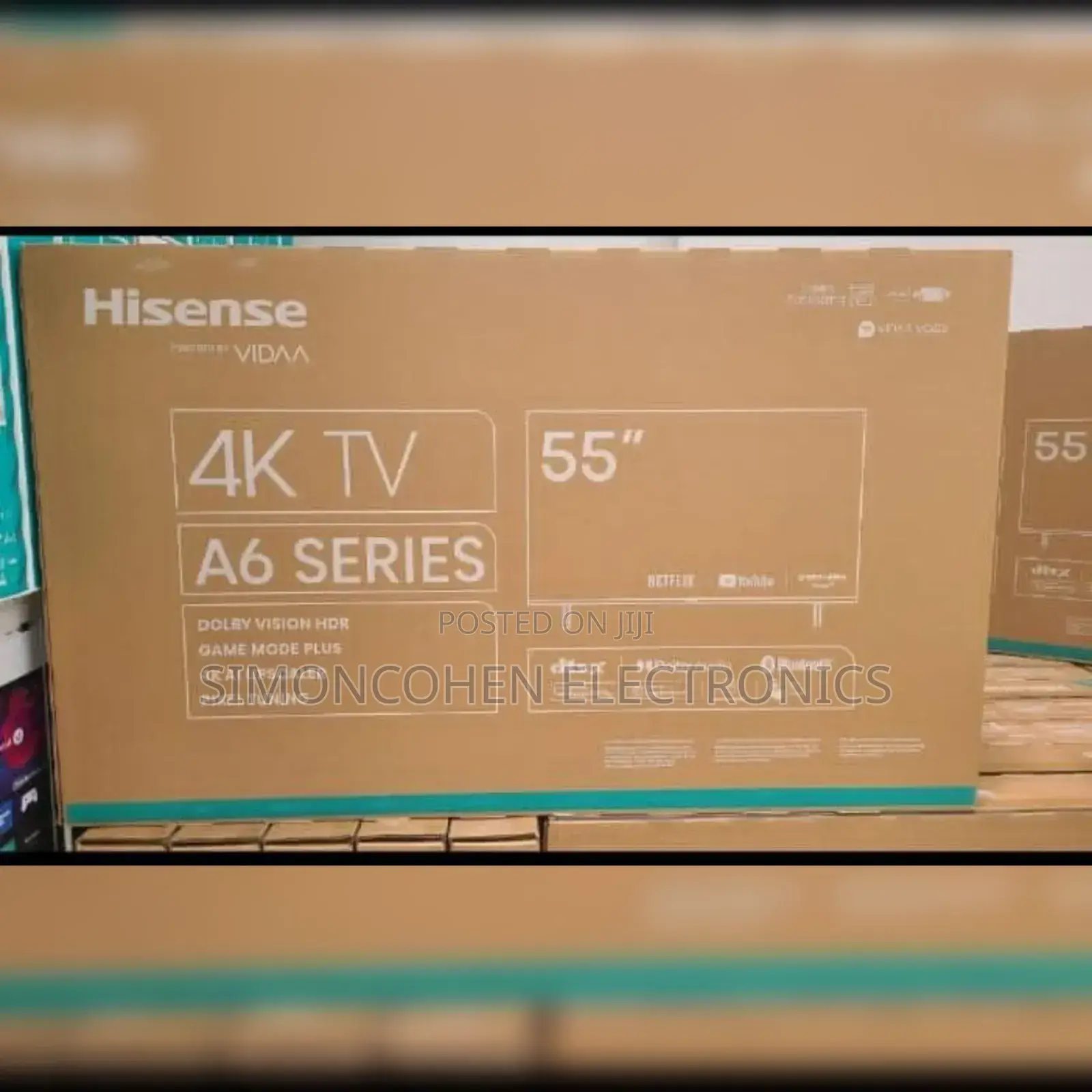Hisense 55 Inches Smart Frameless A6k Tv