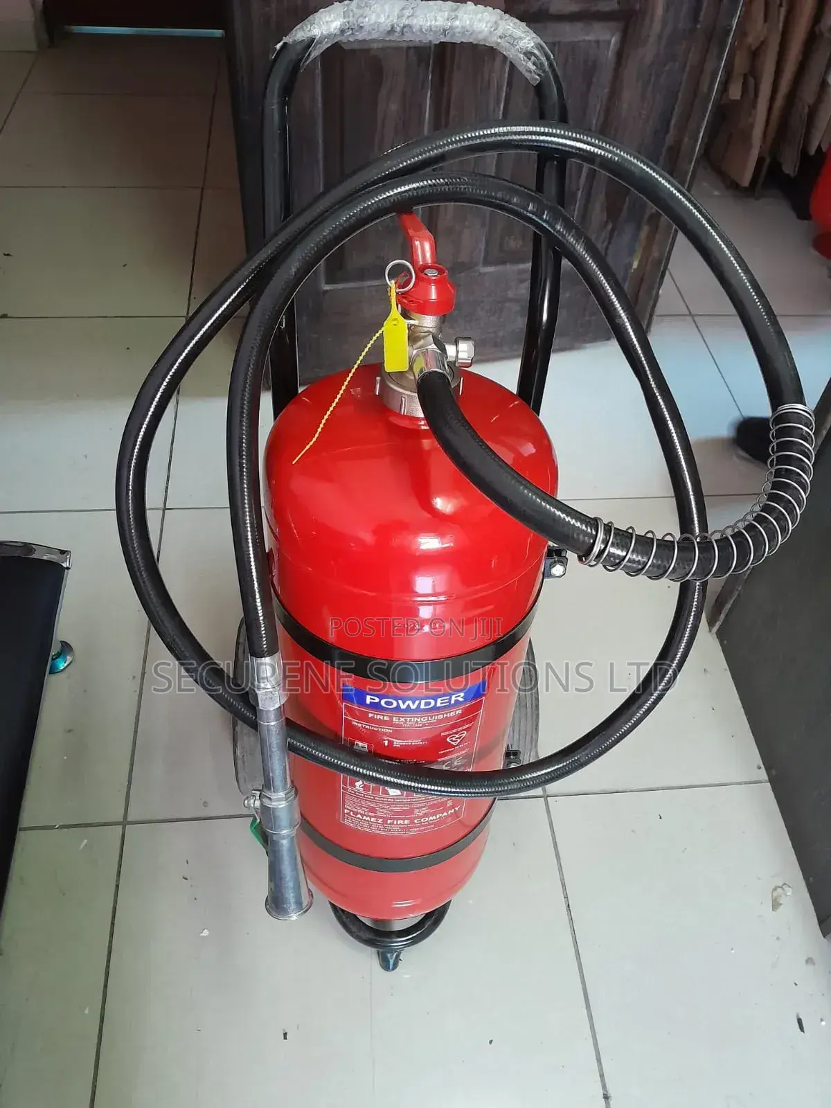 25kg Abc Dry Powder Fire Extinguisher With A Trolley