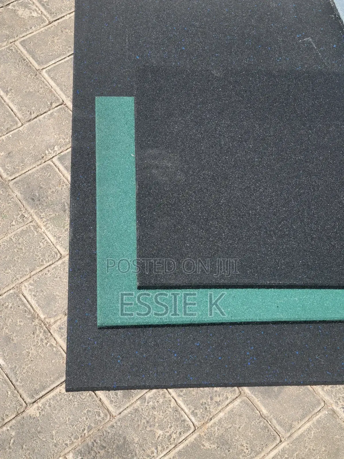 Green,Black and Blue Gym Mats