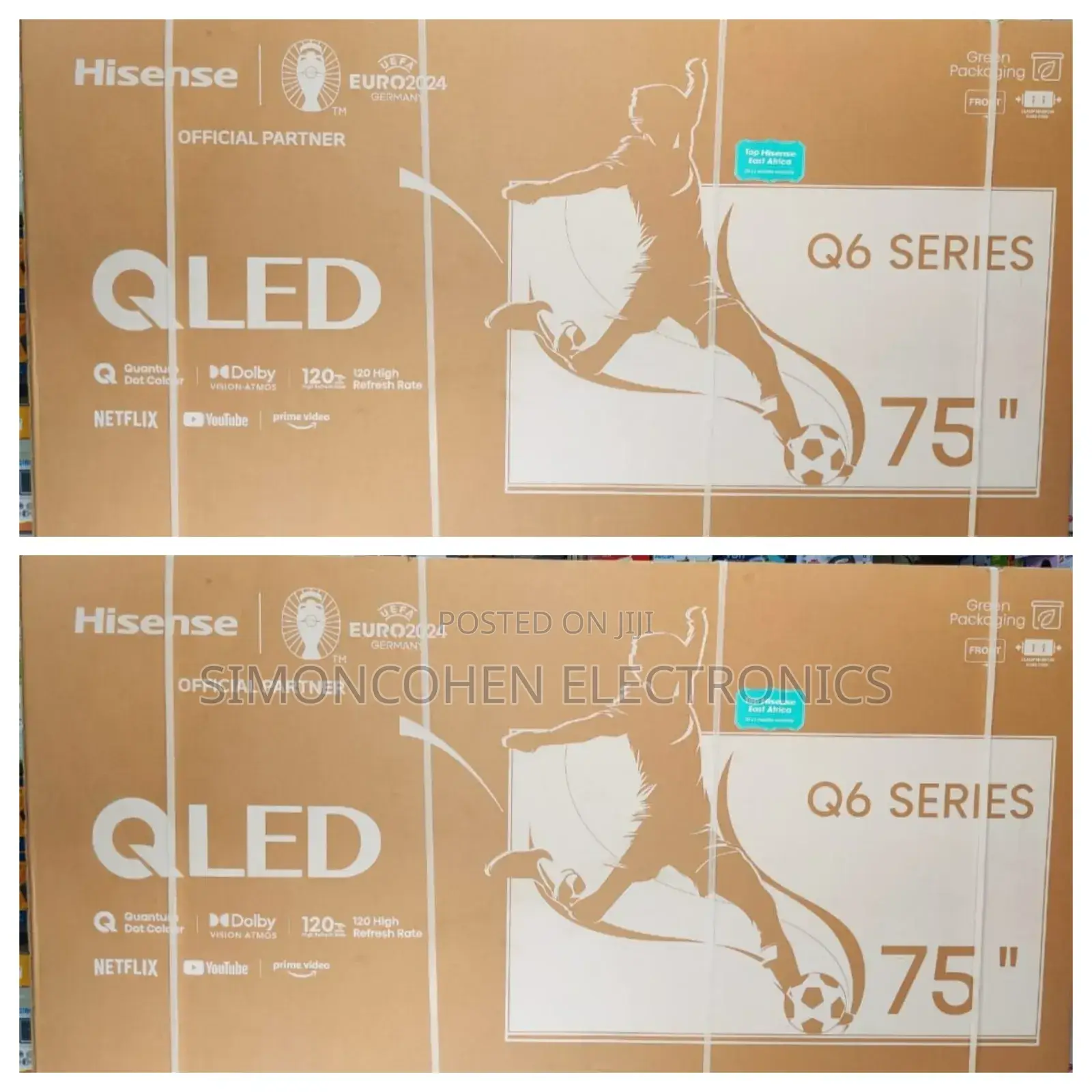 Hisense 75 A6 Smart Frameless Uhd Tv