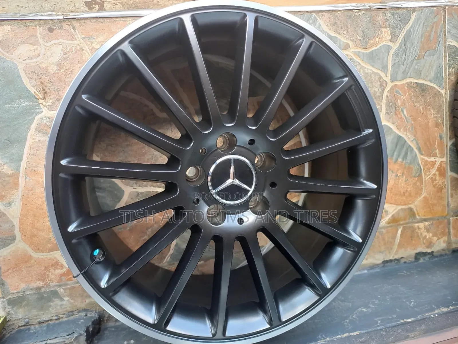 Charcoal Black 18 Inch Mercedes Benz Rims Set
