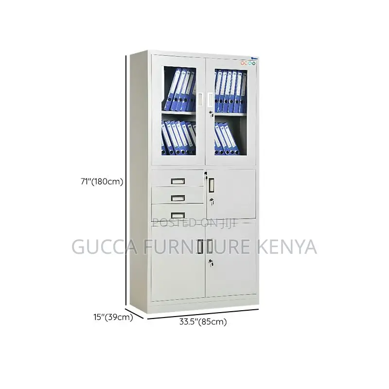 Cabinets: 2-Door Vertical Safe Assembled Office File Cabinet