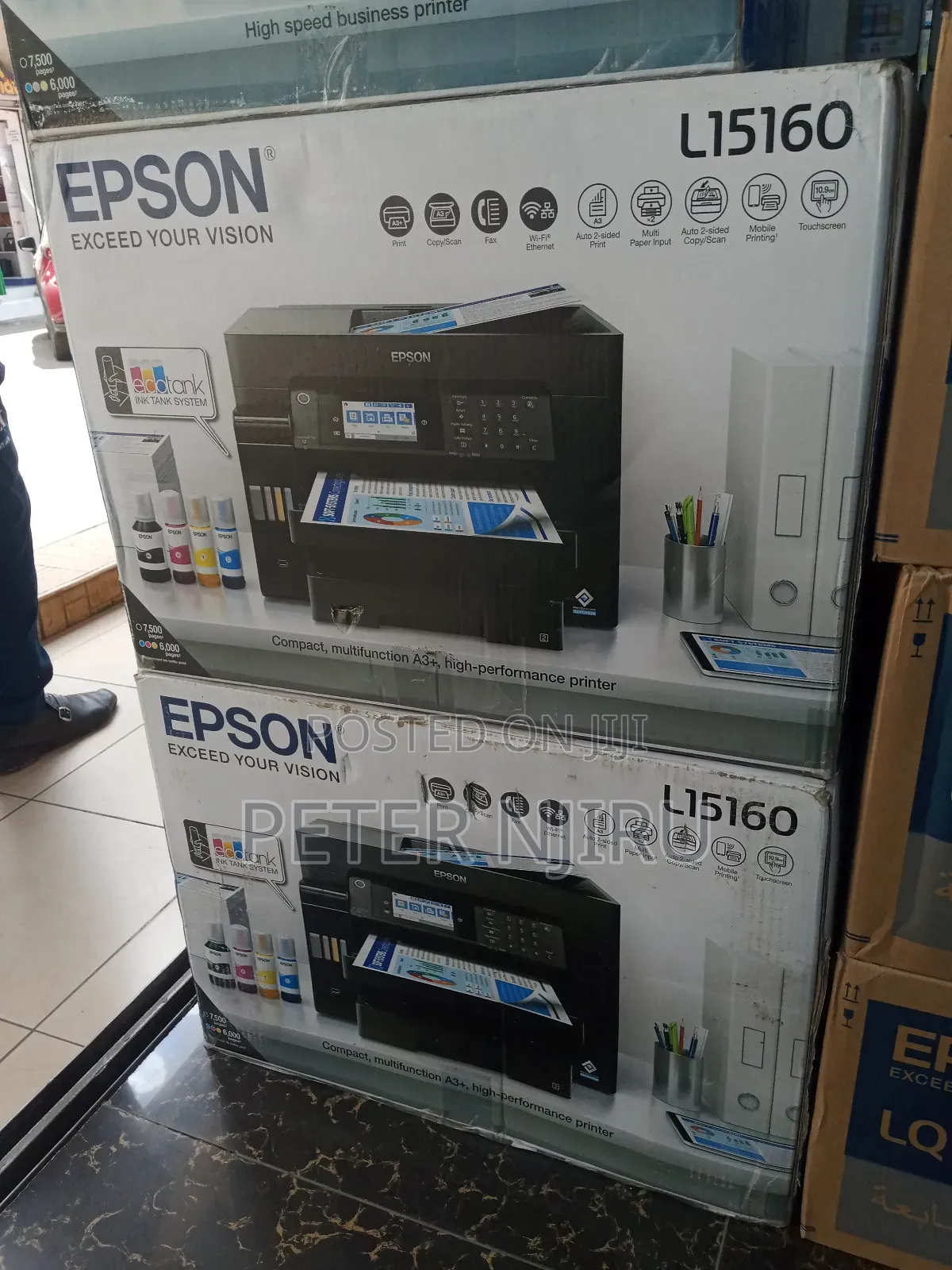 Epson Ecotank L15160 A3 Wi-Fi Duplex All-in-One Ink Tank