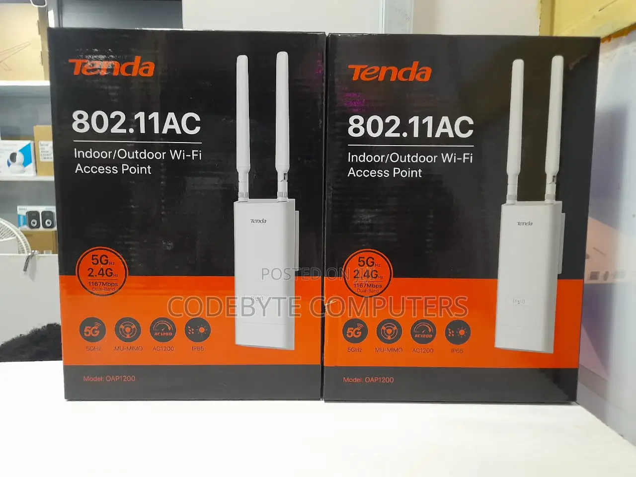 Tenda Oap1200 Ac1200 Indoor/Outdoor Gigabit Access Point