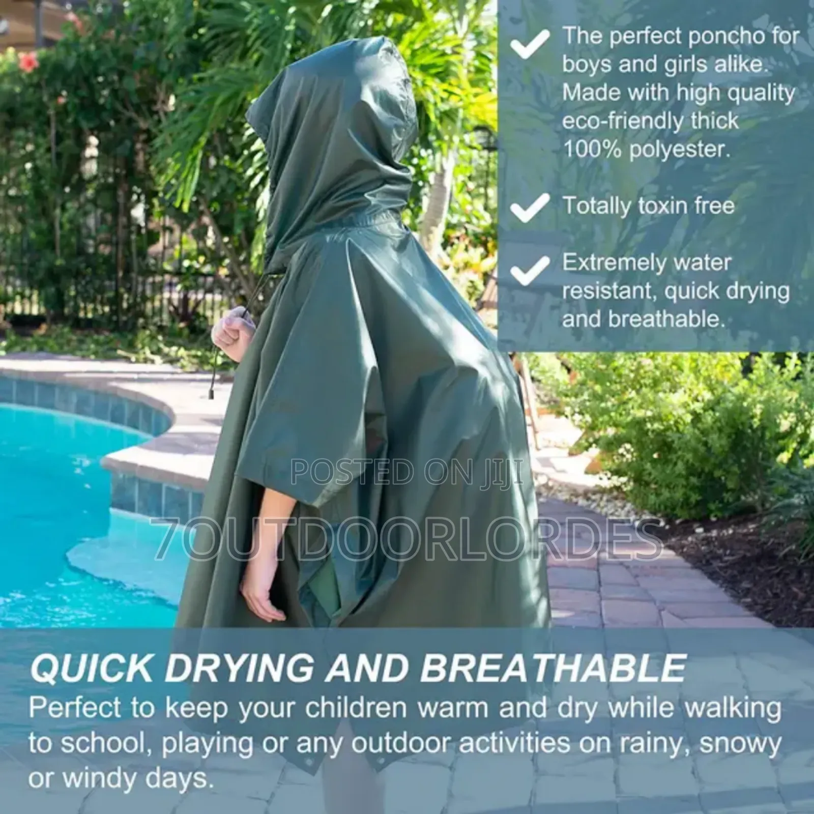 Poncho , Ground Sheet, Raincoat