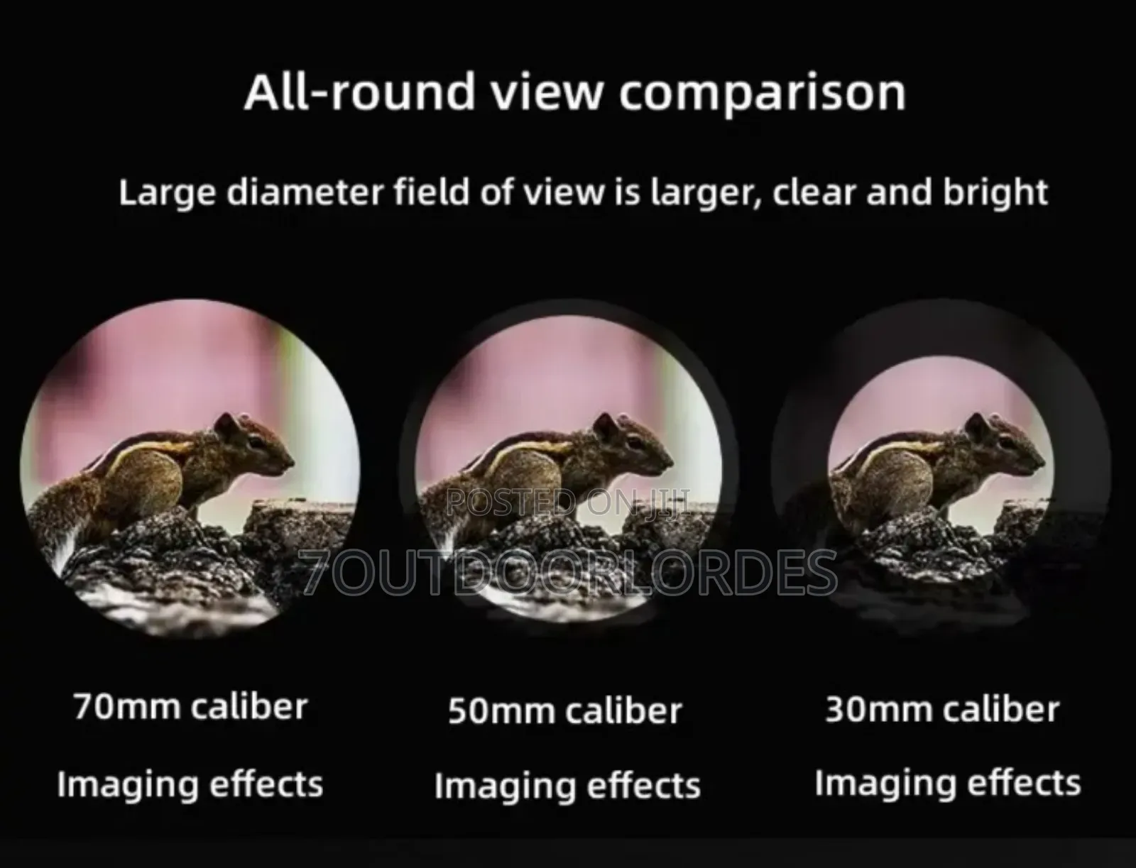20x70 High-Power Binoculars With a Tripod