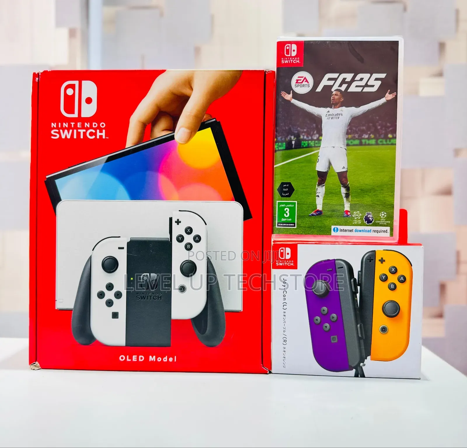 Nintendo Switch Oled +Fc25 +Extra Joy Con