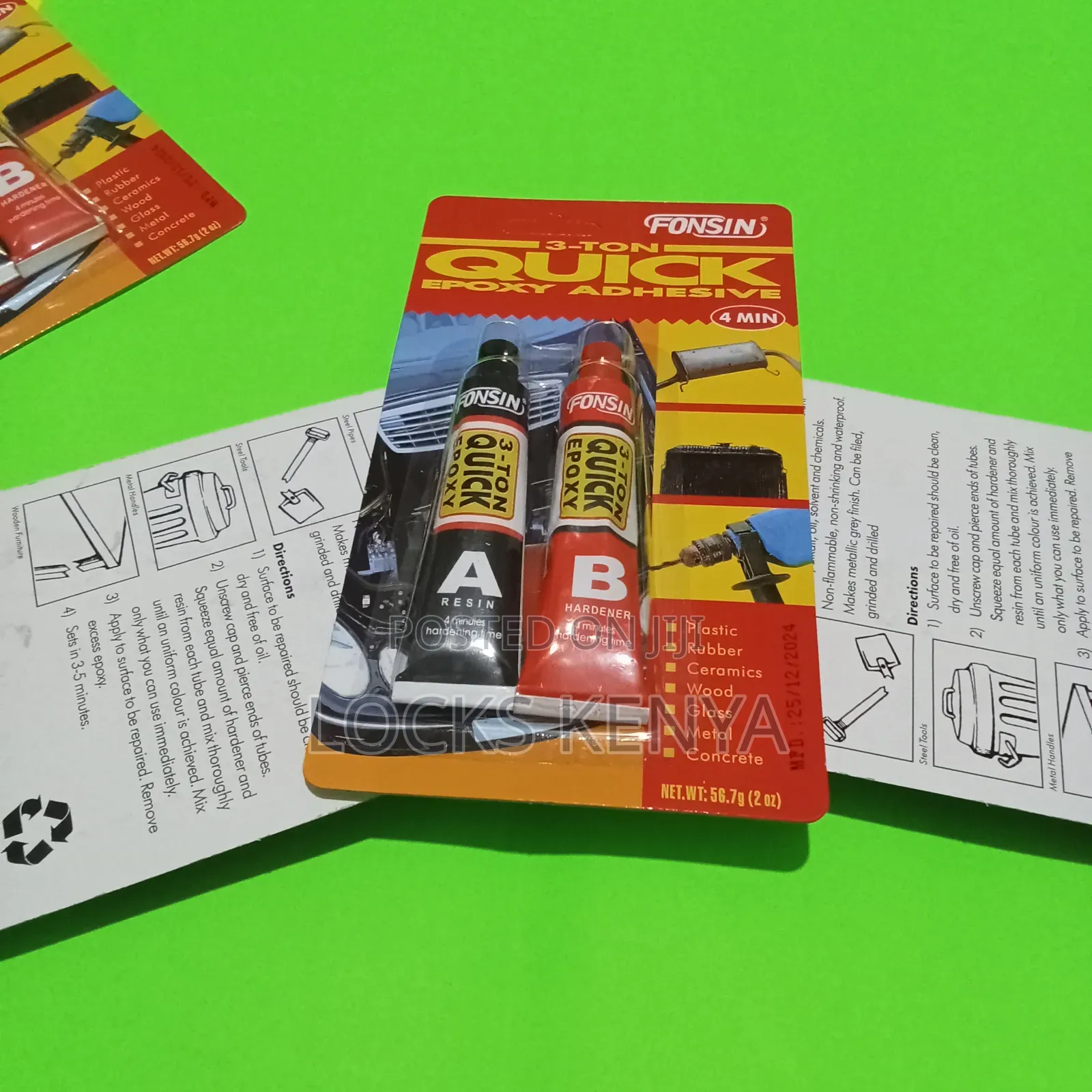 Fonsin Ab Quick Epoxy Steel Glue
